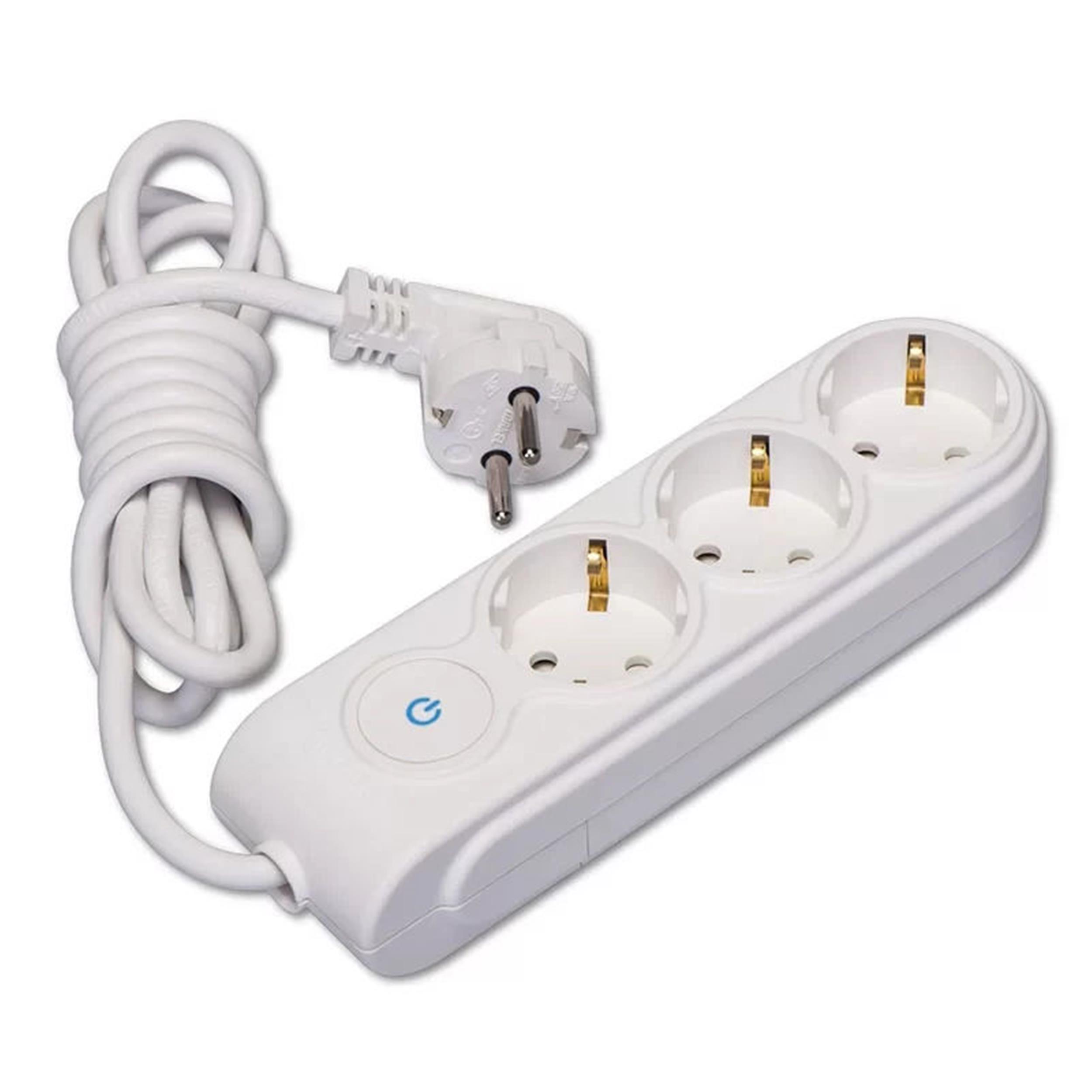 Makel 5 Metre Kablolu Anahtarlı Çocuk Korumalı Üçlü Topraklı Grup Priz (MAKEL.N3310063)