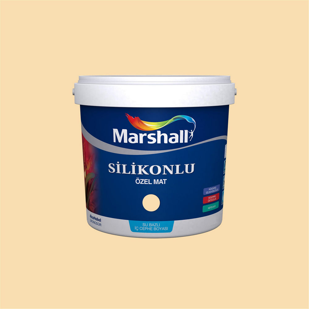 Marshall 35YY 81/233 1 Litre Silikonlu Özel Mat Su Bazlı İç Cephe Boyası (MARSHALL.5134332)