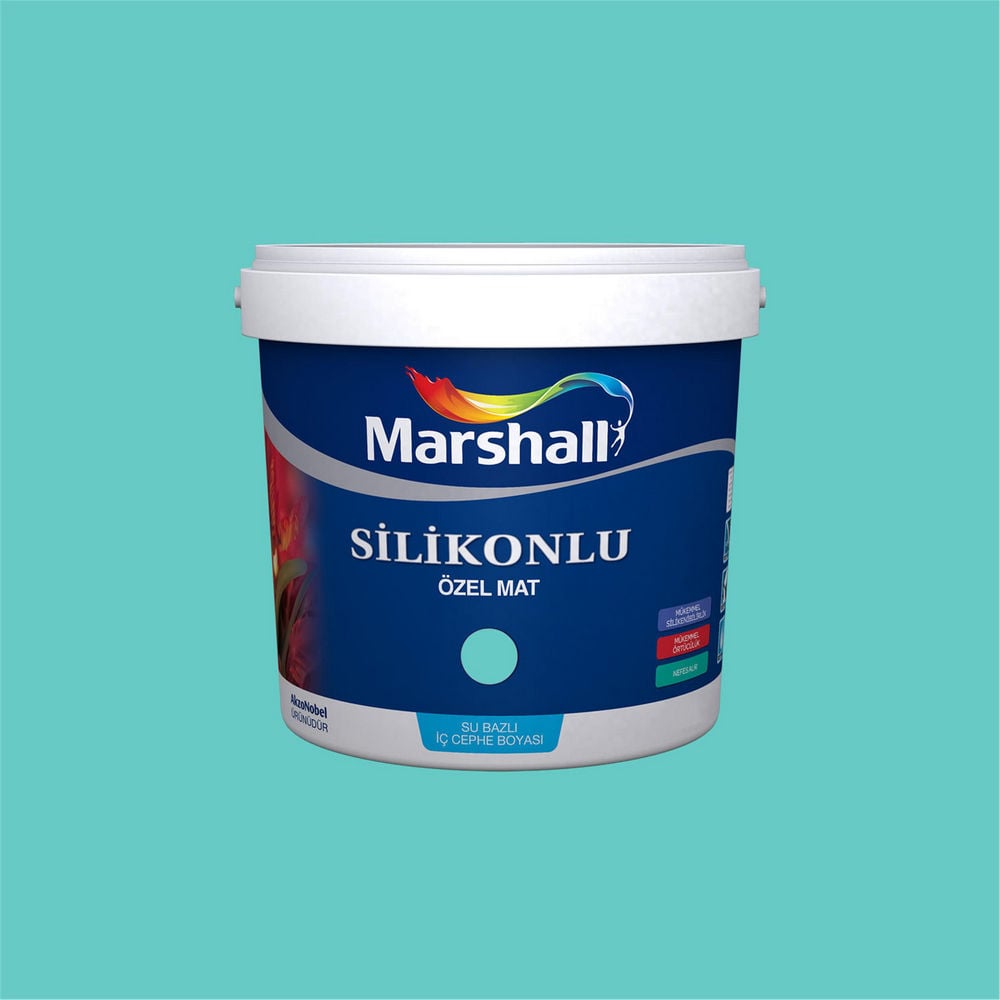 Marshall 87GG 51/291 2,5 Litre Silikonlu Özel Mat Su Bazlı İç Cephe Boyası (MARSHALL.5134335)