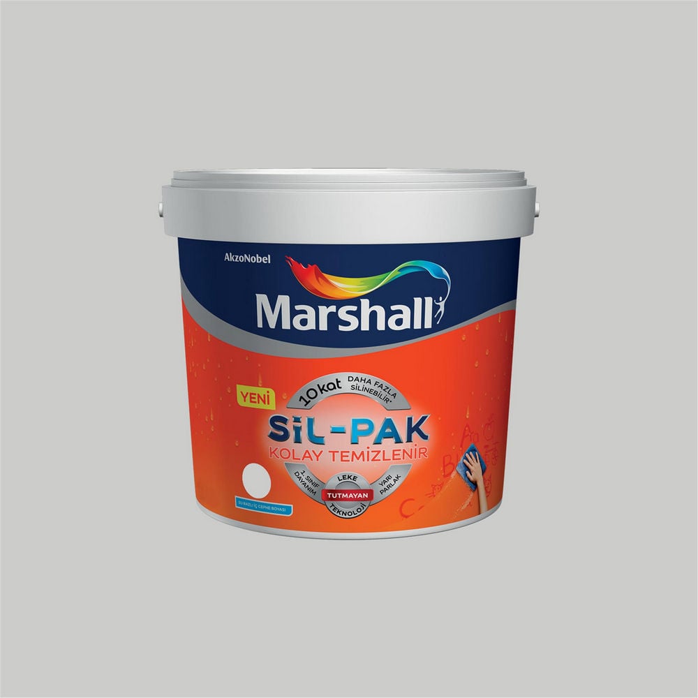 Marshall Gelin Teli 15 Litre Sil-Pak Kolay Temizlenir Silinebilir Su Bazlı İç Cephe Boyası (MARSHALL.5253658)