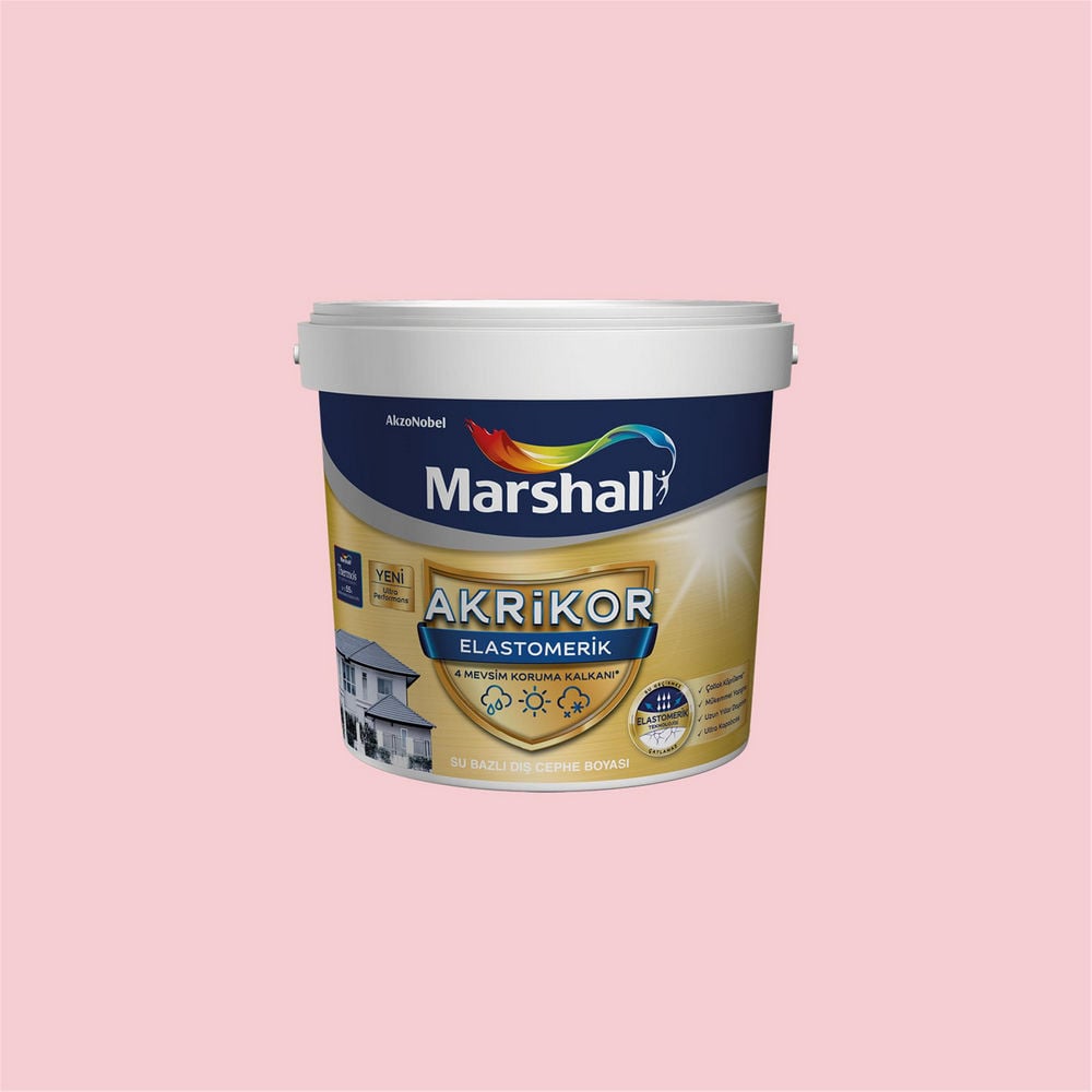 Marshall 78RR 71/148 2,5 Litre Akrikor Elastromerik Su Bazlı Dış Cephe Boyası (MARSHALL.5274121)