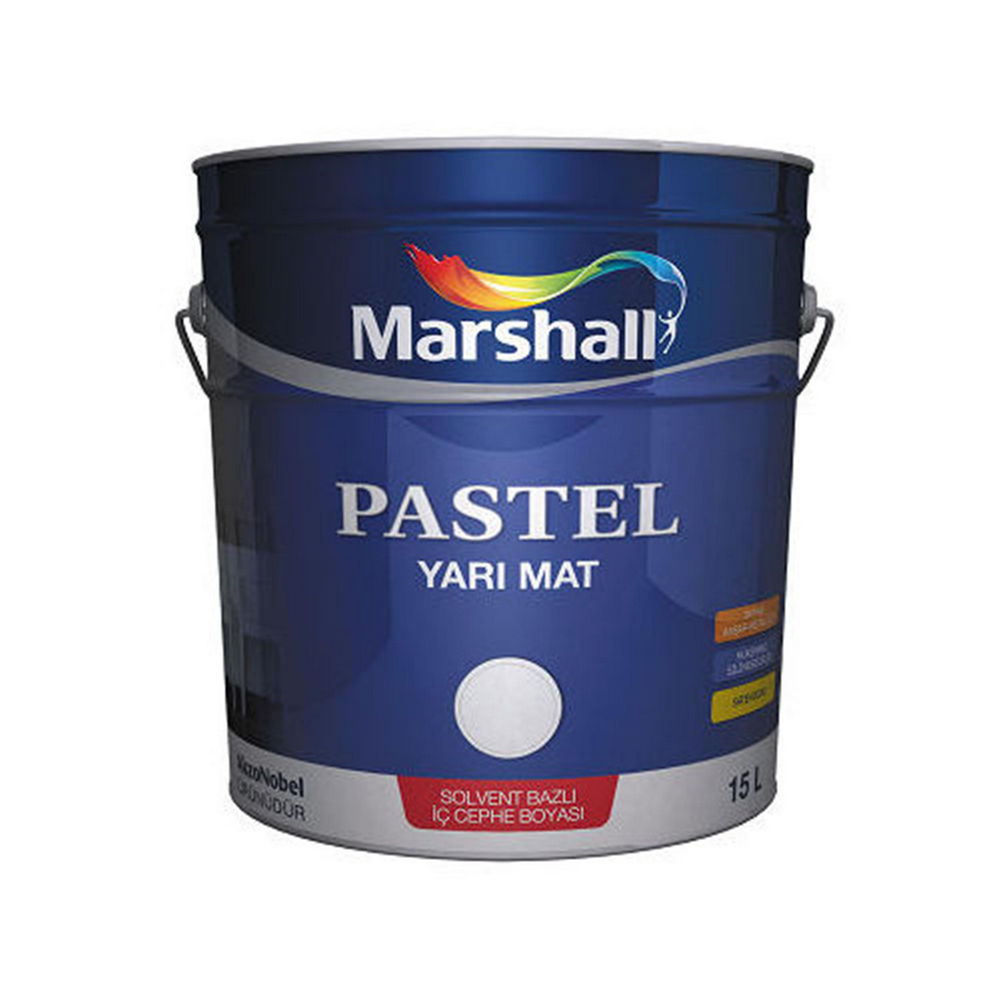 Marshall Beyaz 2,5 Litre Pastel Yarı Mat İç Cephe Boyası (MARSHALL.5599007)