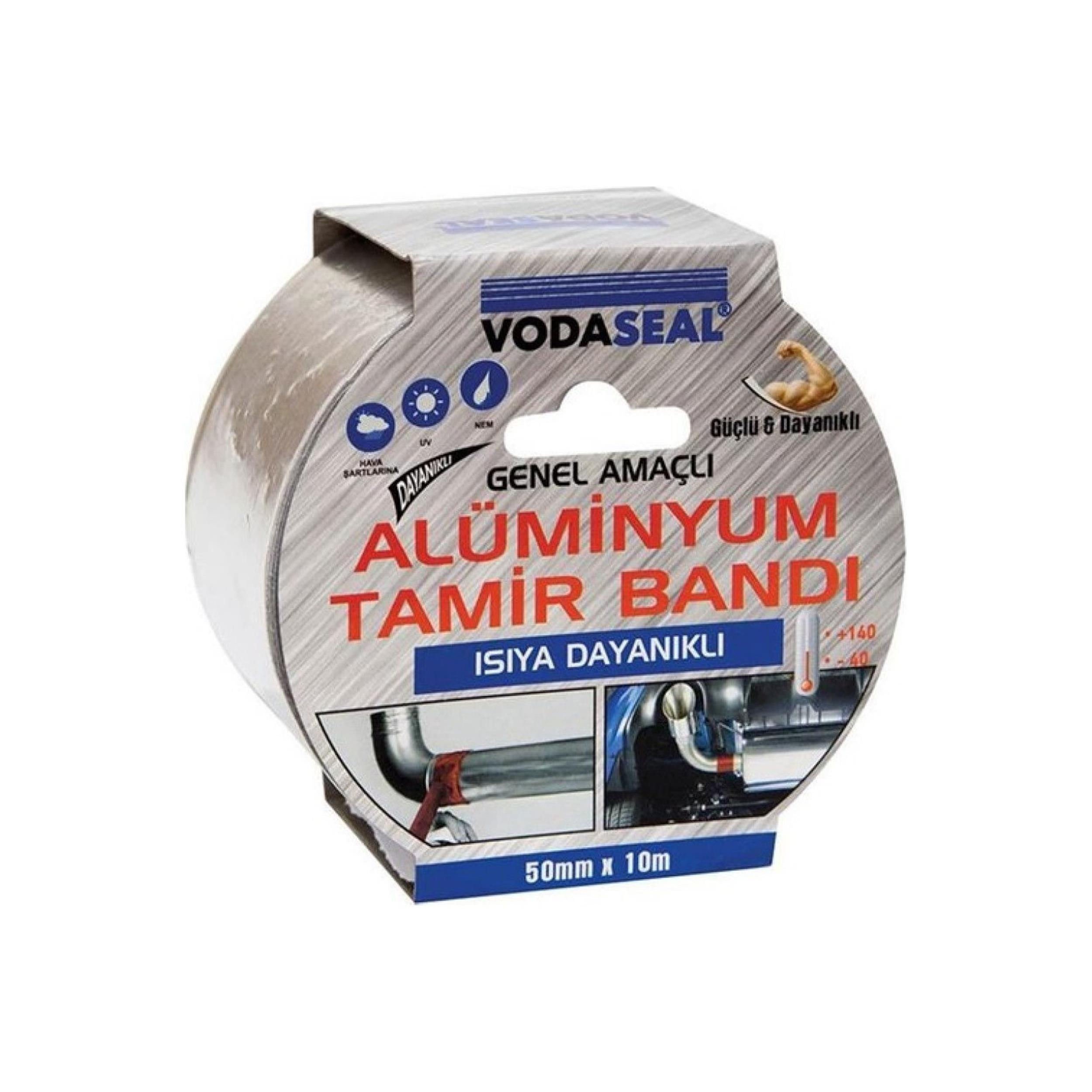 Vodaseal 50 mm 10 Metre Alüminyum Tamir Bandı (NM-ATB5010)