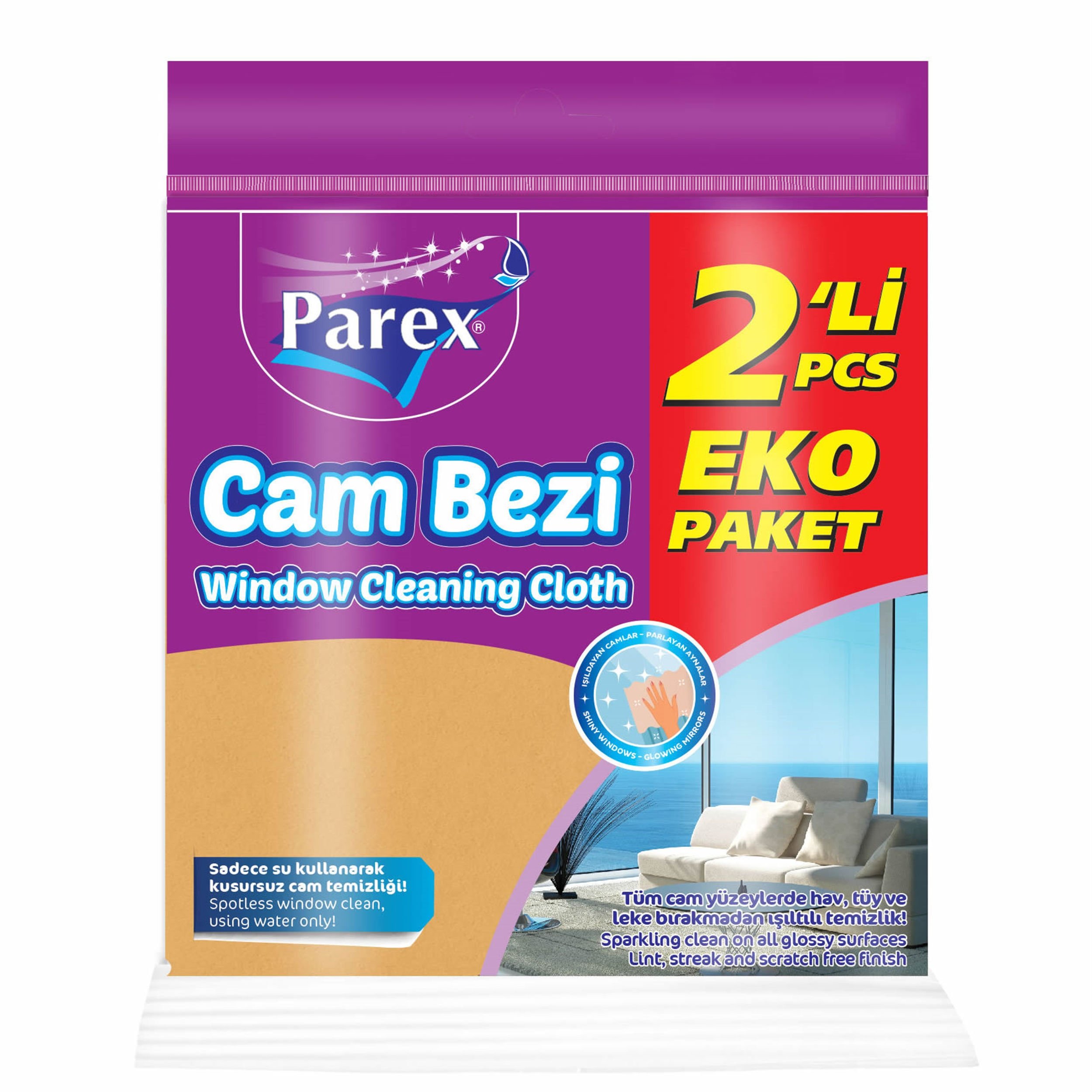 Parex Orta Boy İkili Cam Bezi (PAREX.1909743)