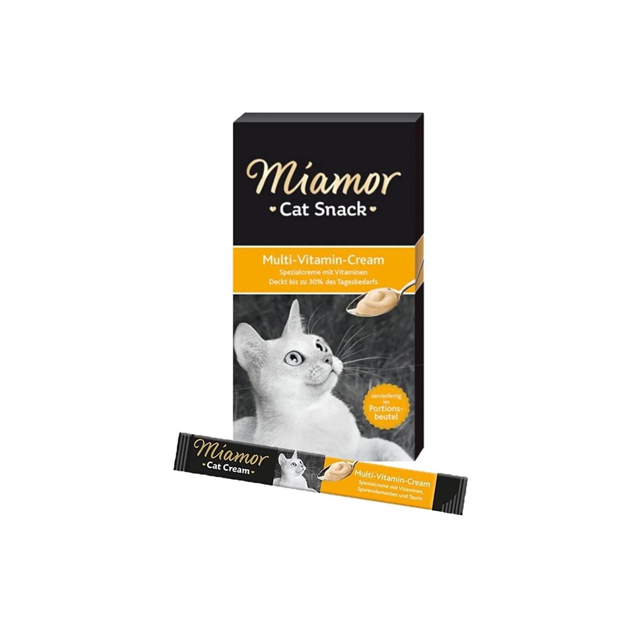 Miamor 15 Gr. Cream Multi-Vitamin Kedi Ödül Maması (6 Adet) (PUGALO.43022)