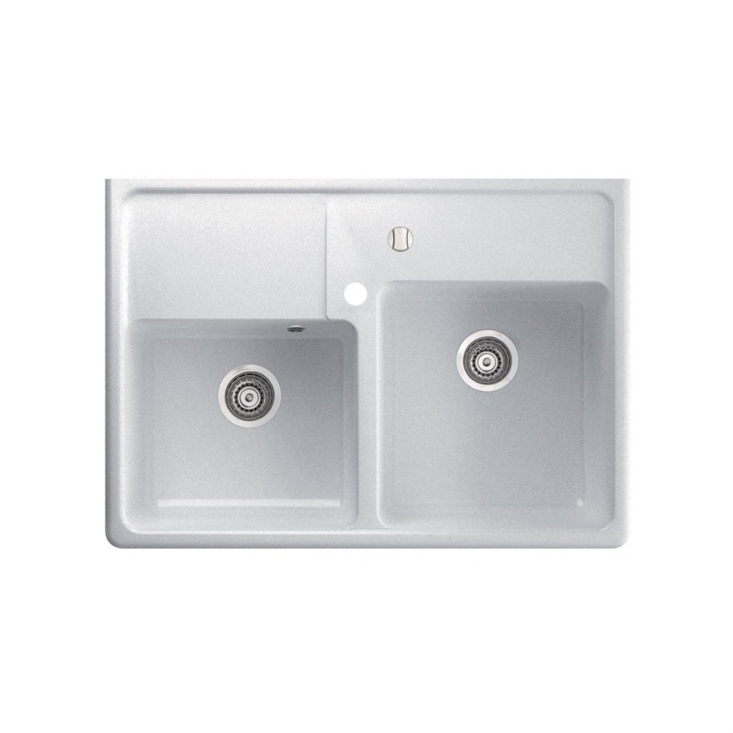 Marmorin Beyaz Ewit 895 2K Granit Eviye (PZ-029-20-0895-516)