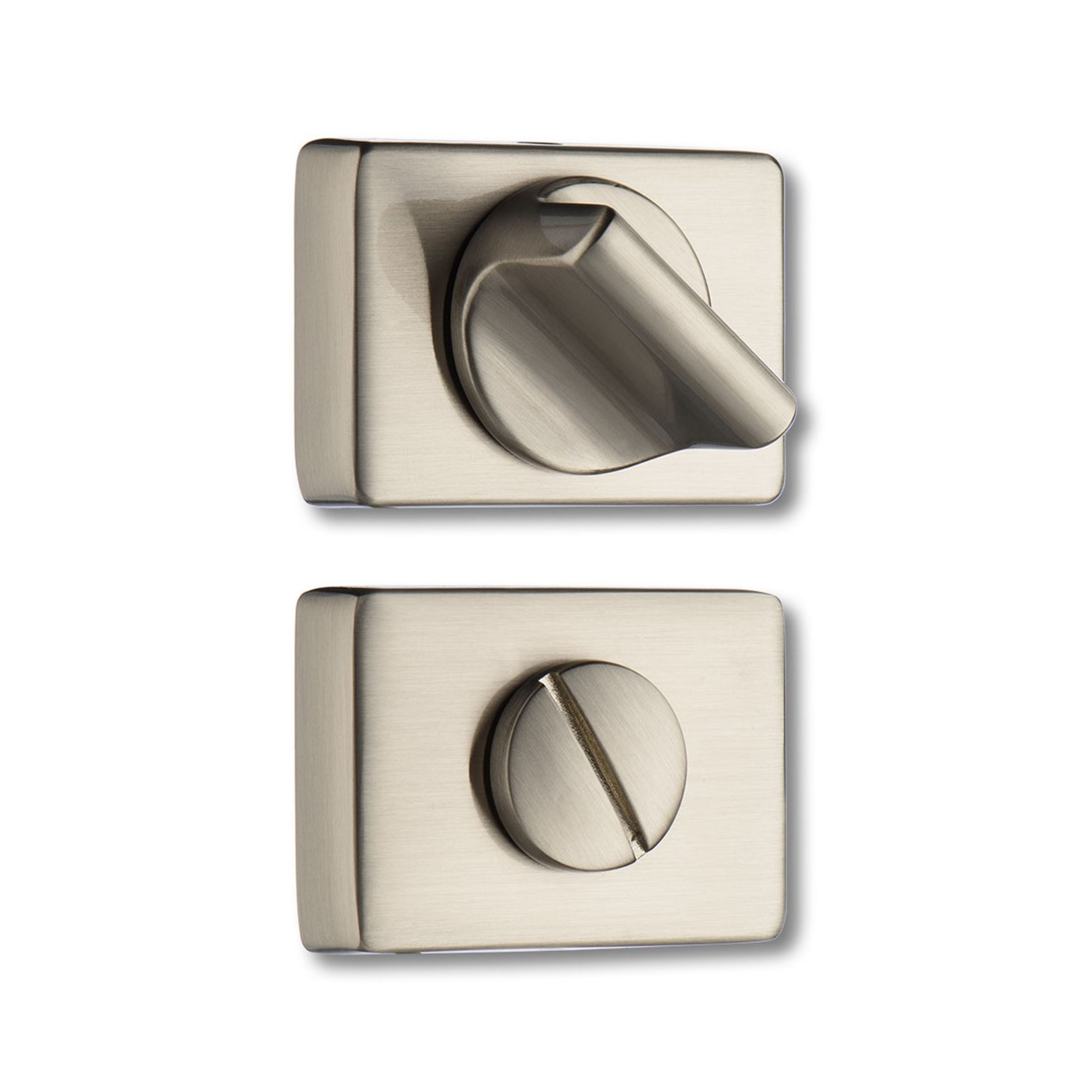 System Nikel Saten Banyo Kapı Rozeti (RO15W NB)