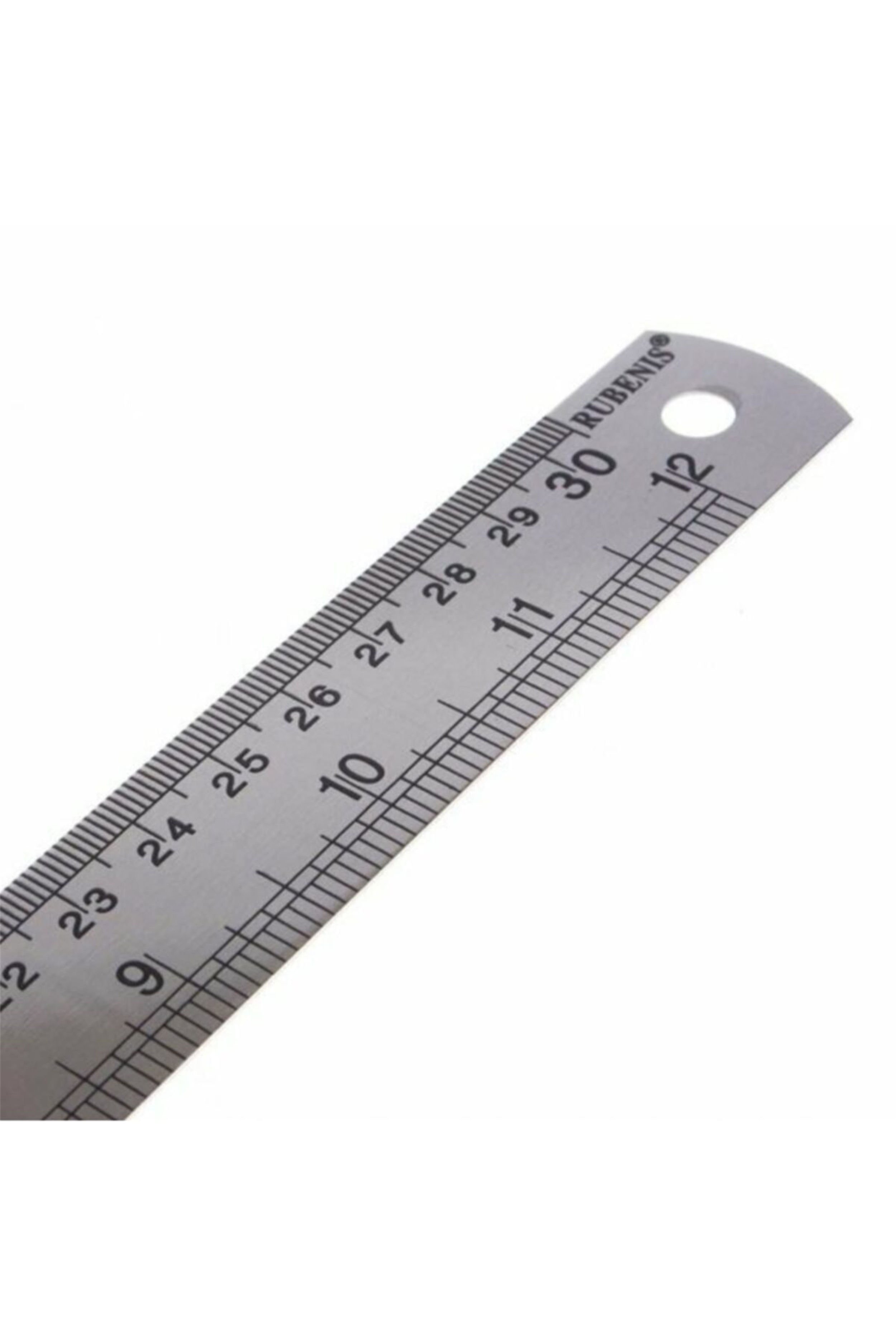 Rubenis 30 cm Çelik Cetvel (RUB.JR-30)