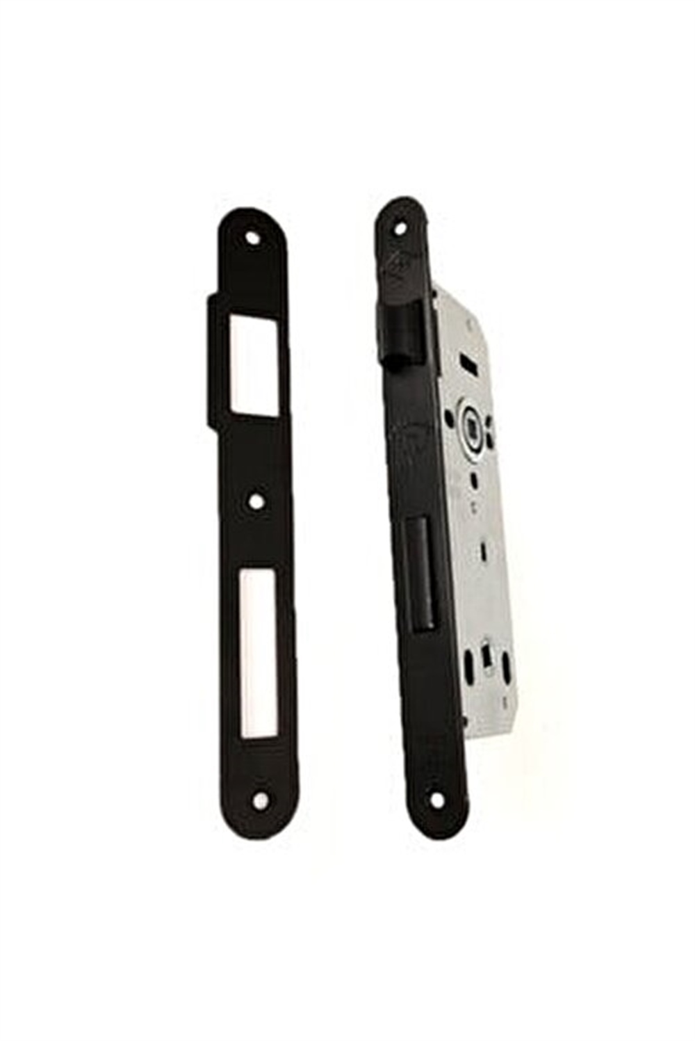 Özcan Siyah 45/18 mm Rulmanlı Oval Banyo Kilidi (RWC.45SAO18S)