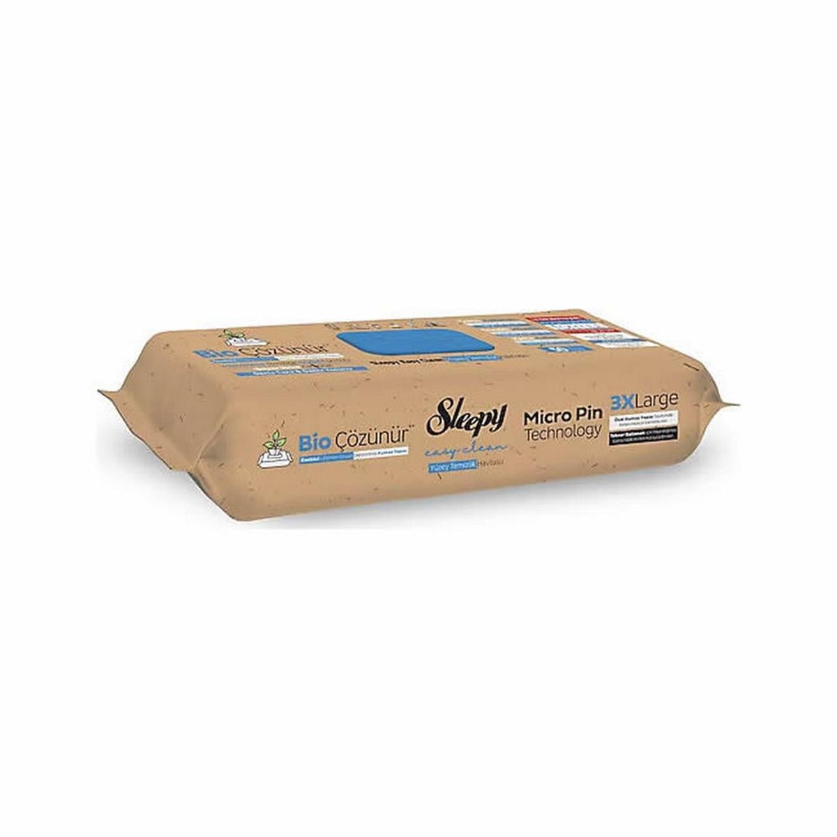 Sleepy 50 Yaprak Easy Clean Bio Çözünür Deniz Tuzu ve Deniz Yosunu Yüzey Temizlik Havlusu (SLEEPY.28006599)