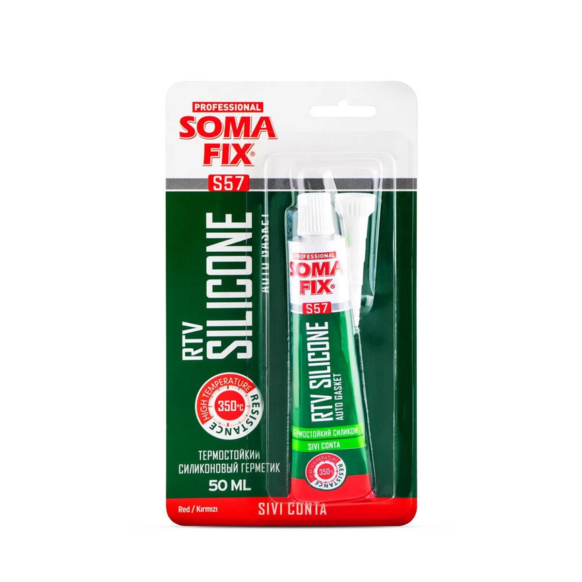 Somafix 50 Ml. 70 Gr. S50 Genel Amaçlı Tüp Silikon (SOMAFIX.S50)