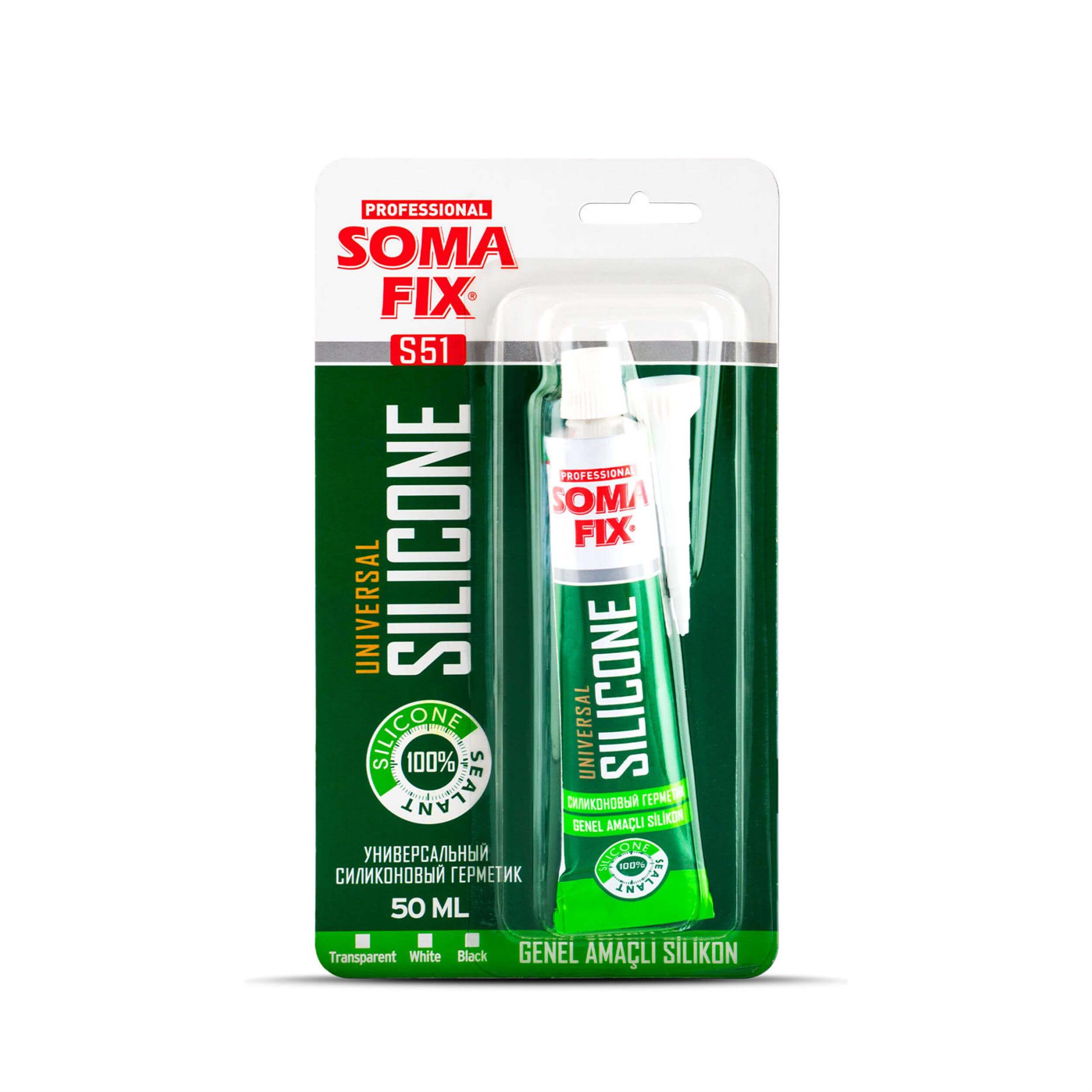 Somafix Beyaz 50 ml Tüp Silikon (SOMAFIX.S51)