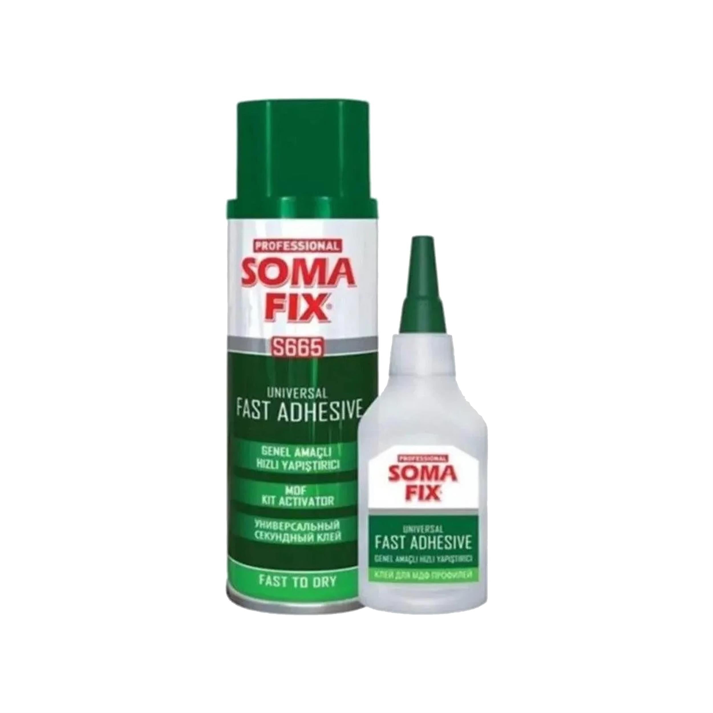 Somafix 100 gr Hızlı Yapıştırıcı Set + 400 ml Aktivatör (SOMAFIX.S665)