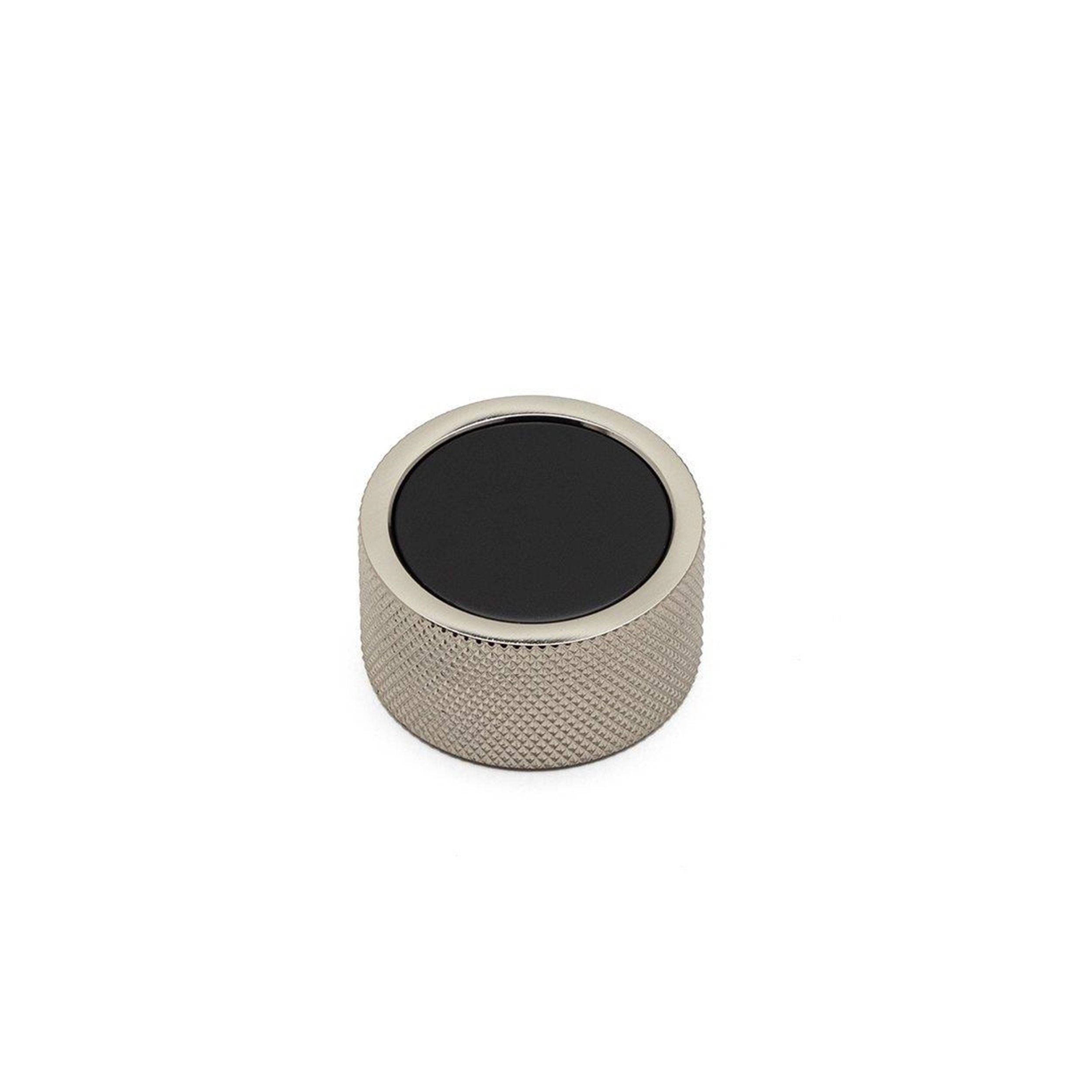System Parlak Nikel Siyah 40 mm Çekme Mobilya Kulpu (SY1420 0040 PN-AL6)