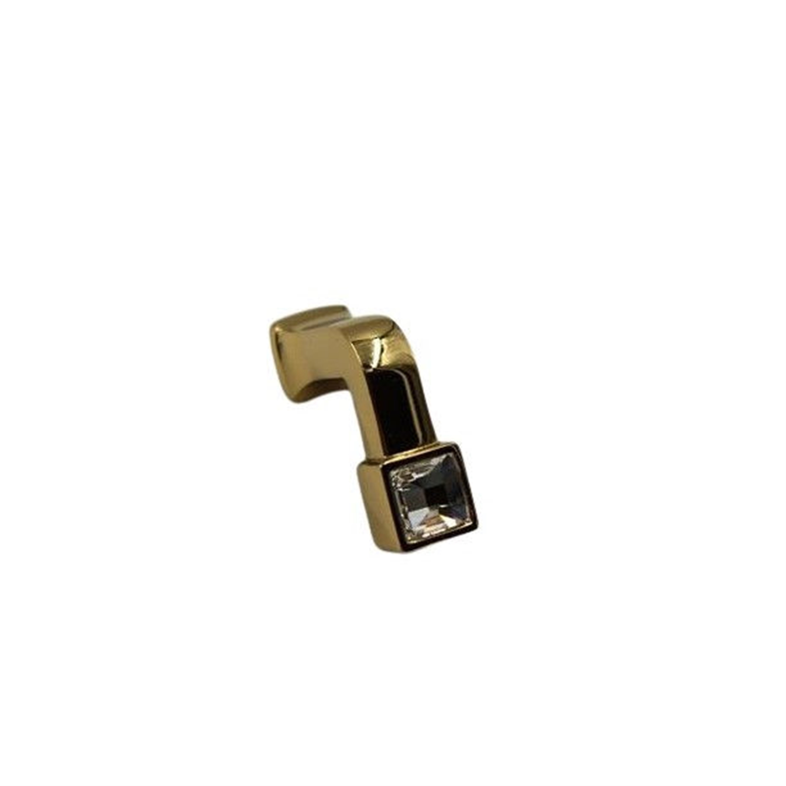 System Altın Swarovski Taşlı 8 mm Düğme Mobilya Kulpu (SY4195 0008 GL-SW2)