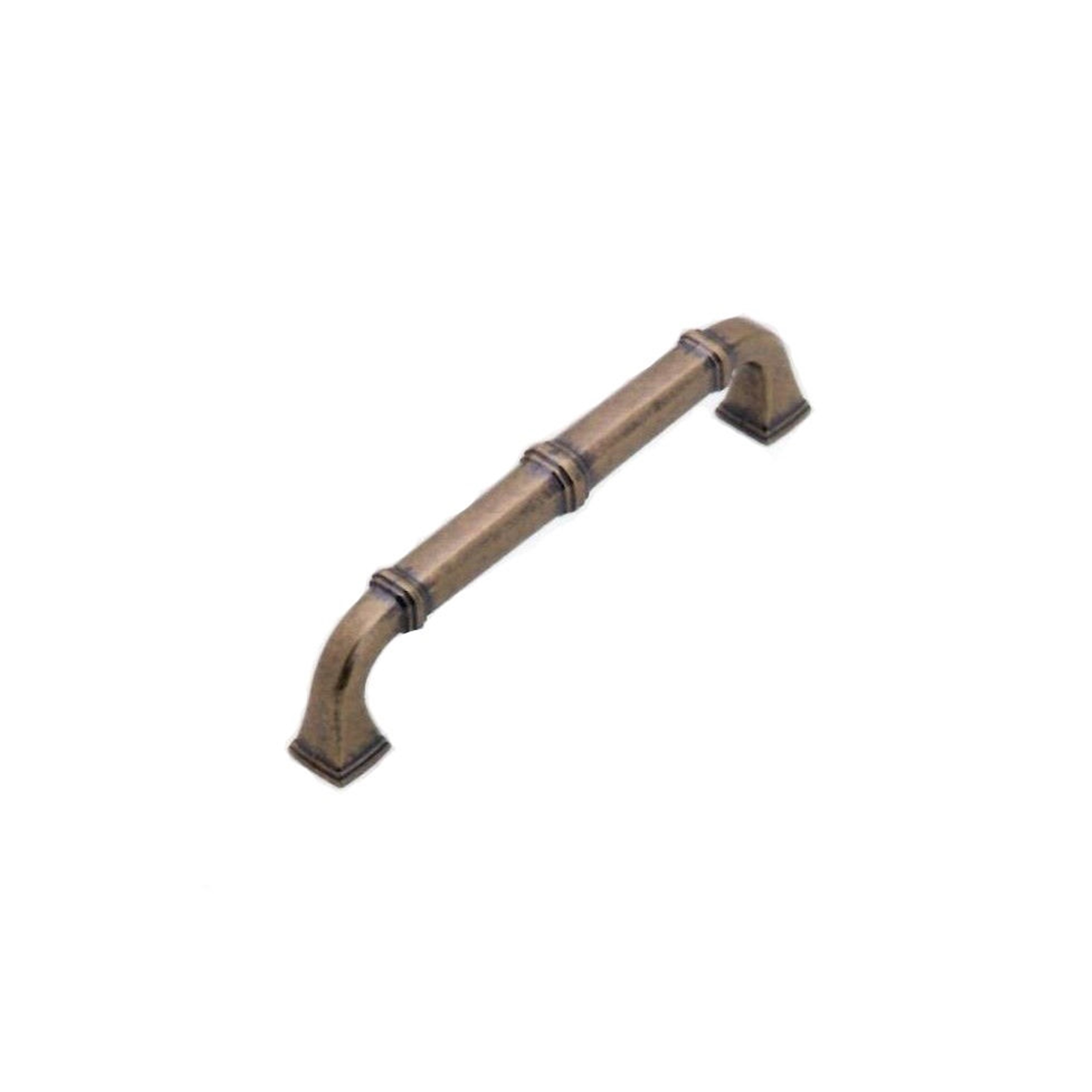 System Antik Sarı Vibrasyon Mat 128 mm Çekme Mobilya Kulpu (SY4224 0128 AVM)