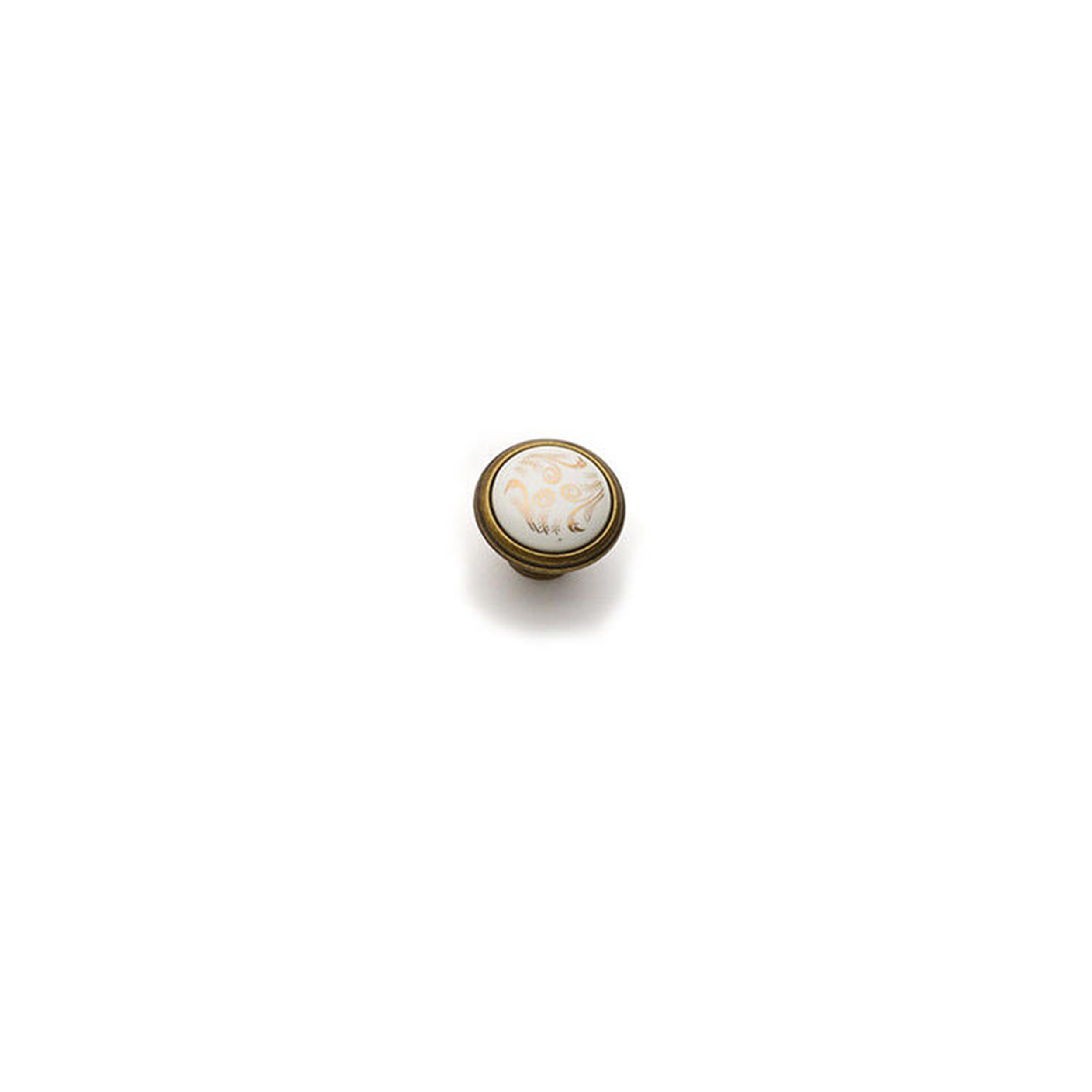 System Bronz Vibrasyon Mat 8 mm Düğme Mobilya Kulpu (SY4535 0008 MVB-P11070601)
