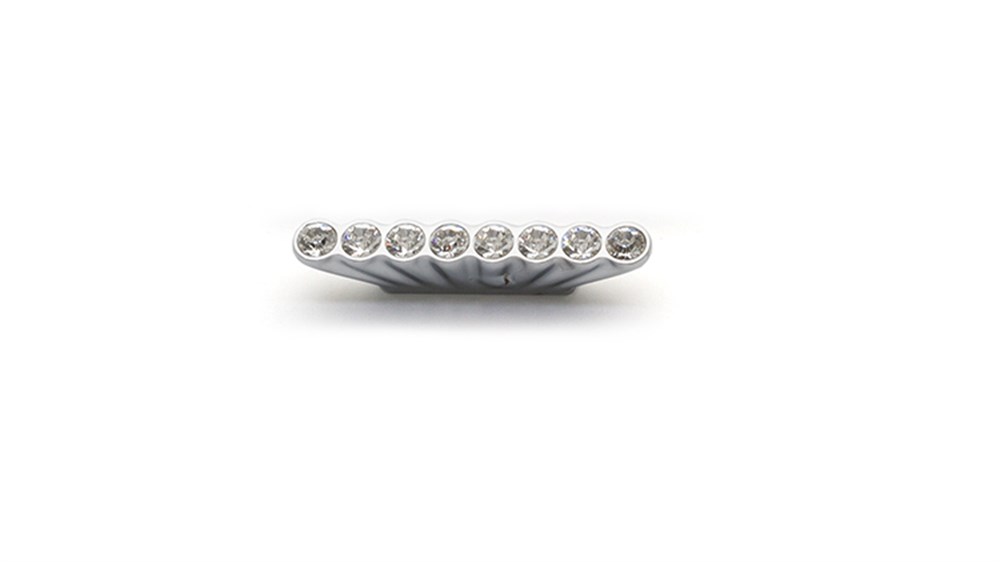 System Krom Swarovski Elements 32 mm Çekme Mobilya Kulbu (SY7100 0032 CR-SW1)
