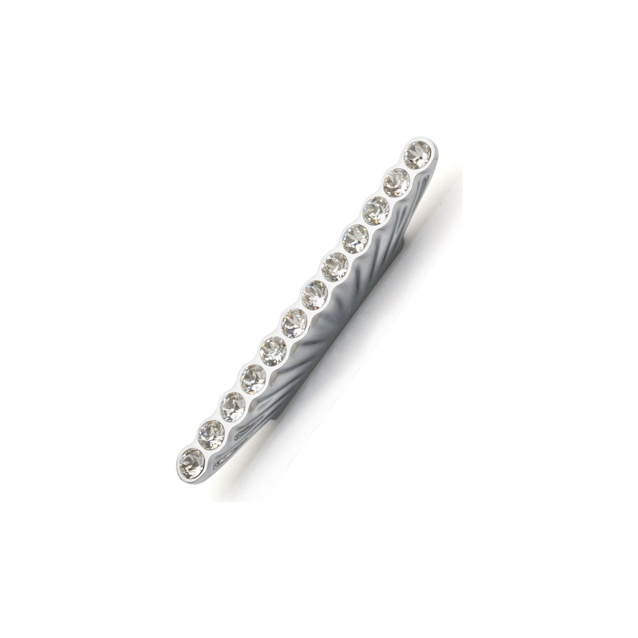 System Krom Swarovski Taşlı 64 mm Çekme Mobilya Kulpu (SY7100 0064 CR-SW1)