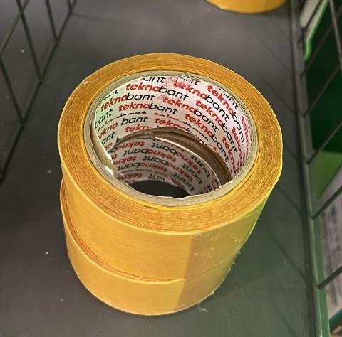 Tekno Bant 50 mm 25 Metre Çift Taraflı Bant (TB.13)