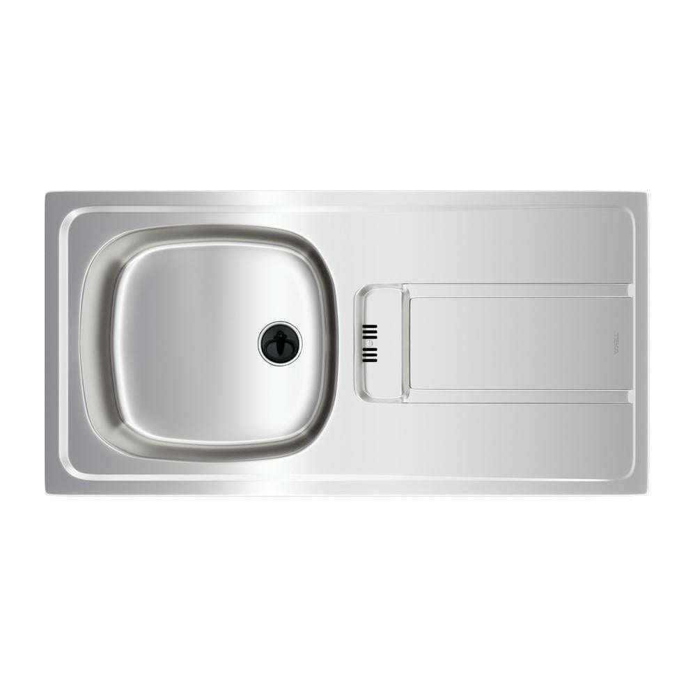 TEKA Gravity 45 Paslanmaz Çelik Tek Gözlü Sağ Damlalıklı Eviye (TEKA.115120042)