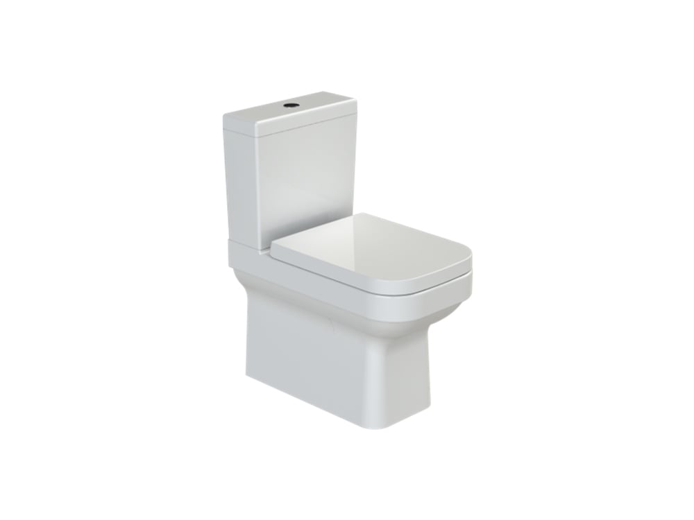 Cerastyle Noura Duvara Sıfır Klozet Takımı Kapak İç Takım Dahil (TURKUAZ.7T0287.05)