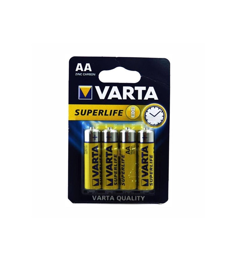 Varta 4' Lü Paket Süperlife Çinko/Karbon Kalem Pil (VARTA.2006-4)