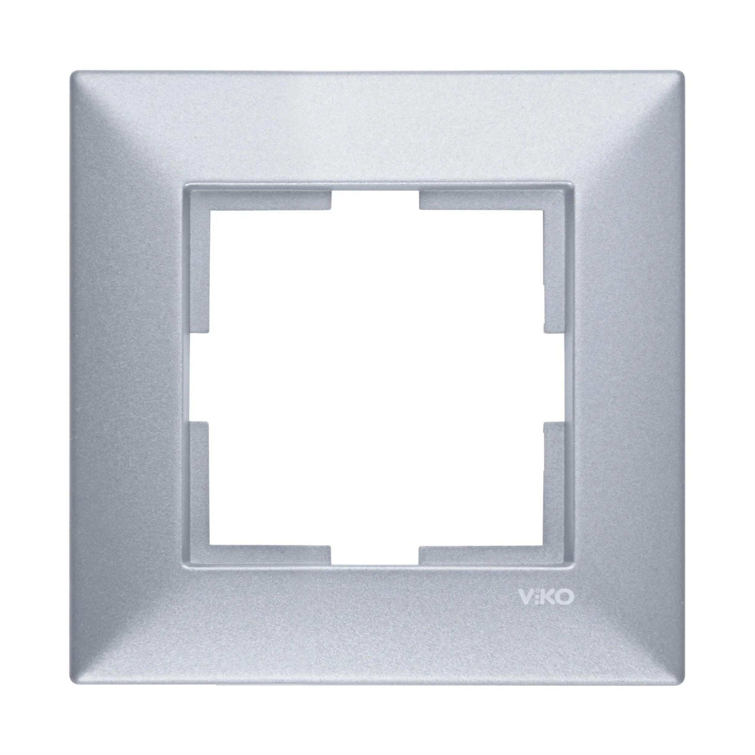 VİKO Gümüş Trenda Tekli Çerçeve  (VK-92090701)