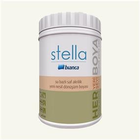 Bianca Kırık Beyaz 1 Litre Stella Su Bazlı Saf Akrilik Boya (611G_1087_1.00)