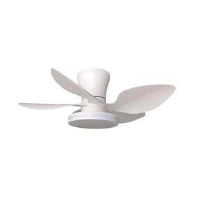 Vanti Beyaz 30 Watt LED Dekoratif Plastik Tavan Vantilatörü (VANTİ.KCF304)