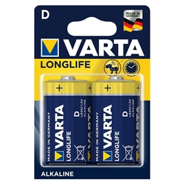 Varta 2' Li Paket Longlife Alkalin Büyük Pil (VARTA.4120-2)
