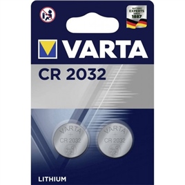 Varta 2' Li Paket CR2032 3 V Lityum Elektronik Pil (VARTA.6032-2)