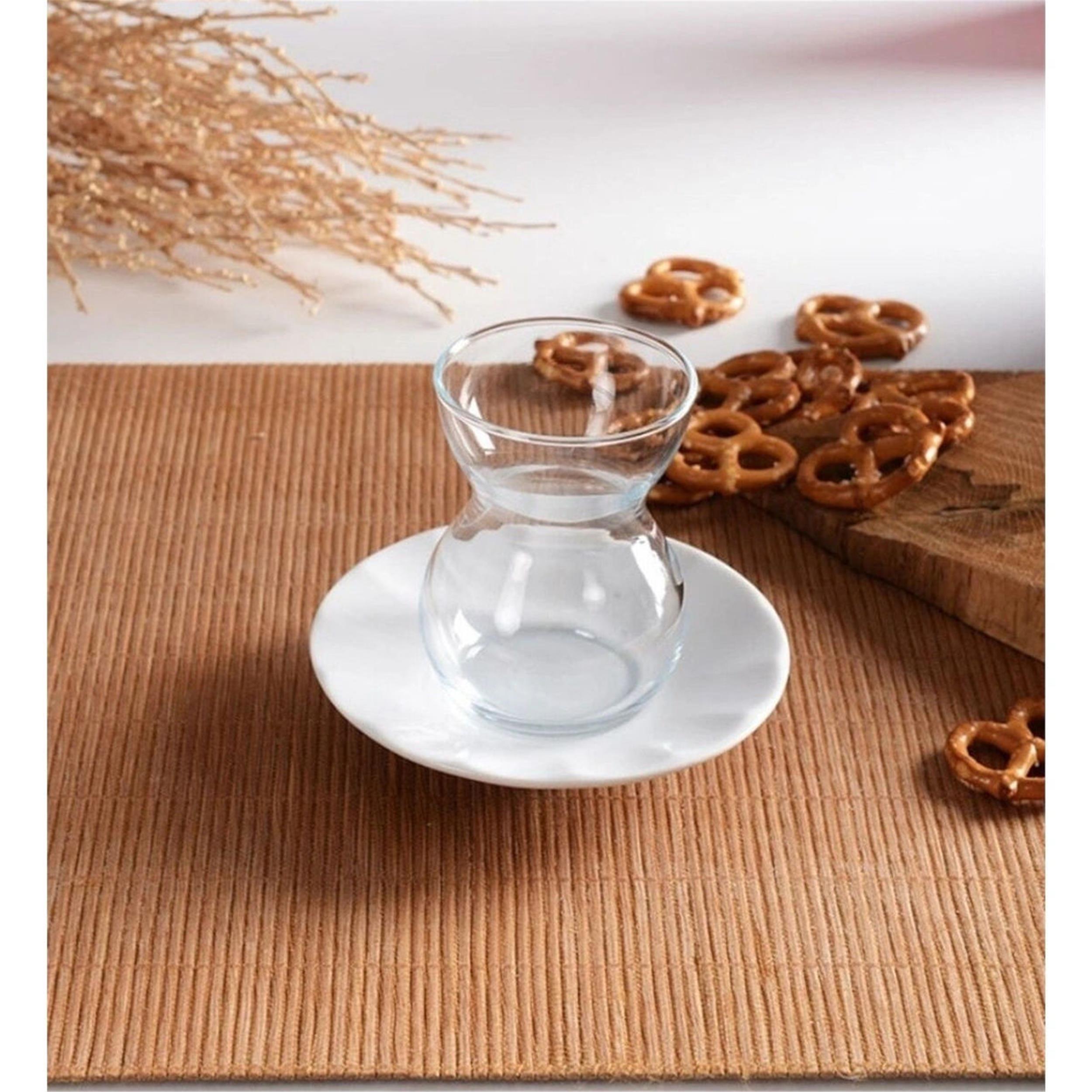 Paşabahçe 6' Lı Dantel Porselen Çay Takımı (01.950051) | Afeks Yapı Market