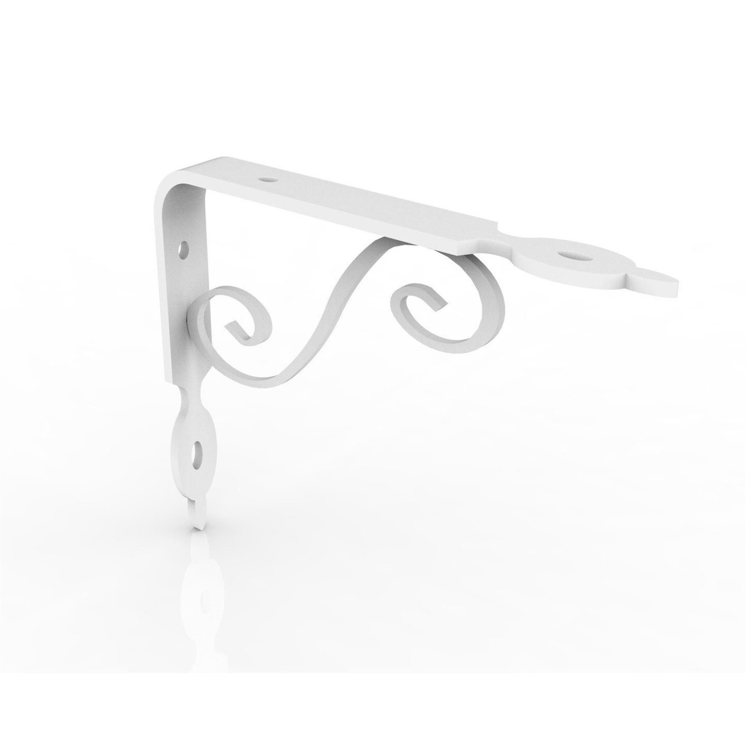 Decormet Beyaz 22x30 Ferforje Raf Altı Konsol (014 0210 022 030 02)