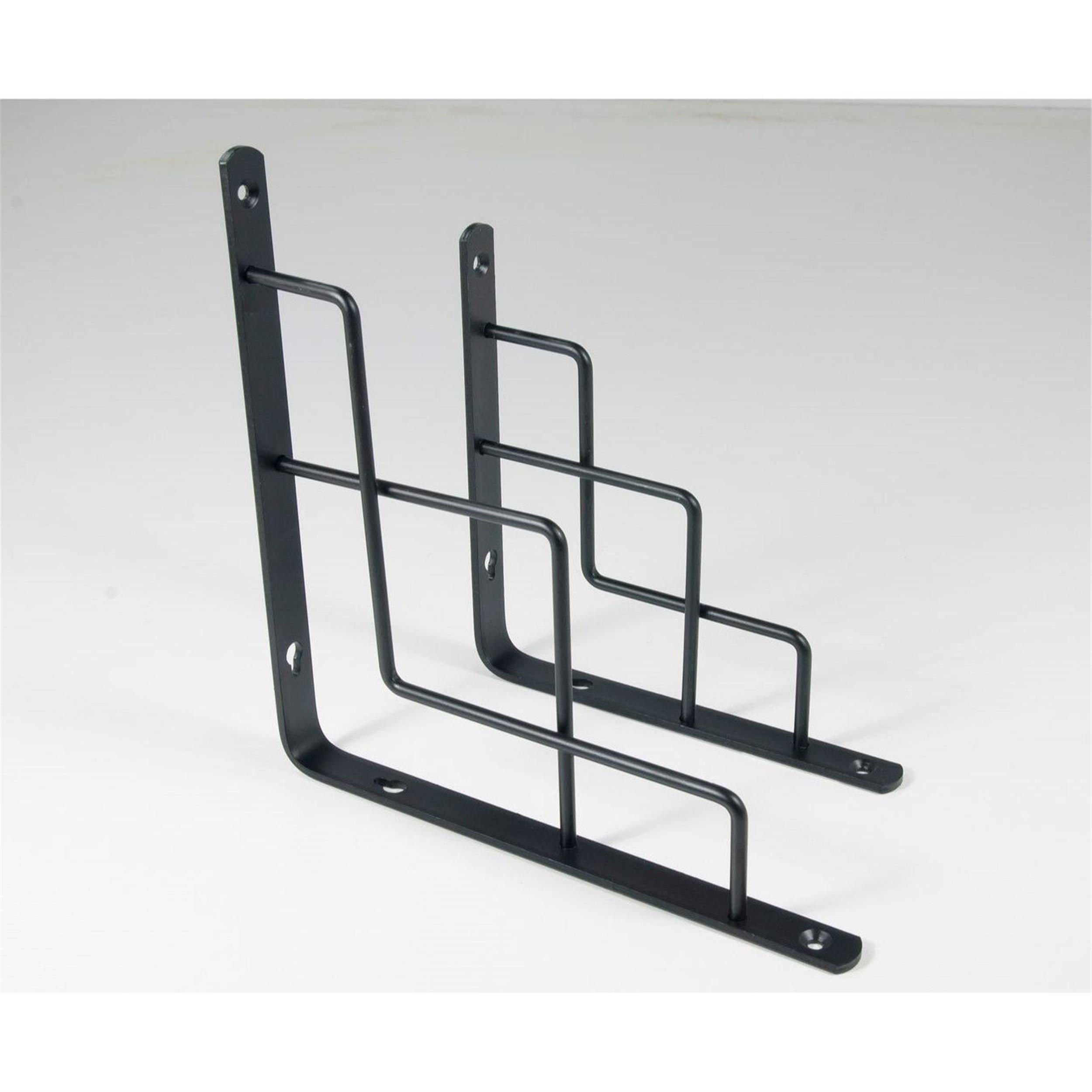 Decormet Siyah 20x20 Zig Zag Raf Altı Konsol (014 0510 020 020 03)