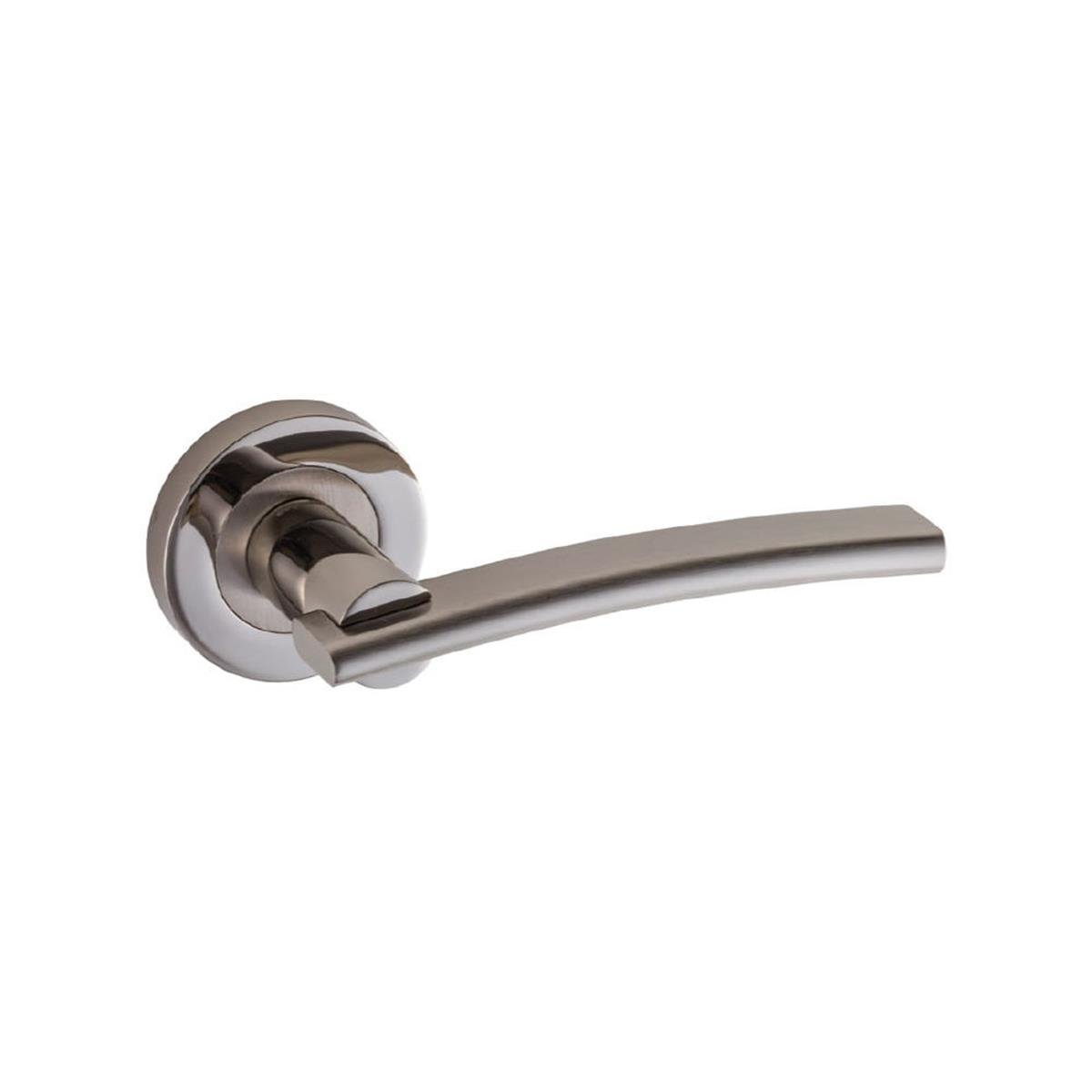 Doğanlar Saten Nikel Zamak Lale Rozetli Banyo Kapı Kolu (04 012 105041830)