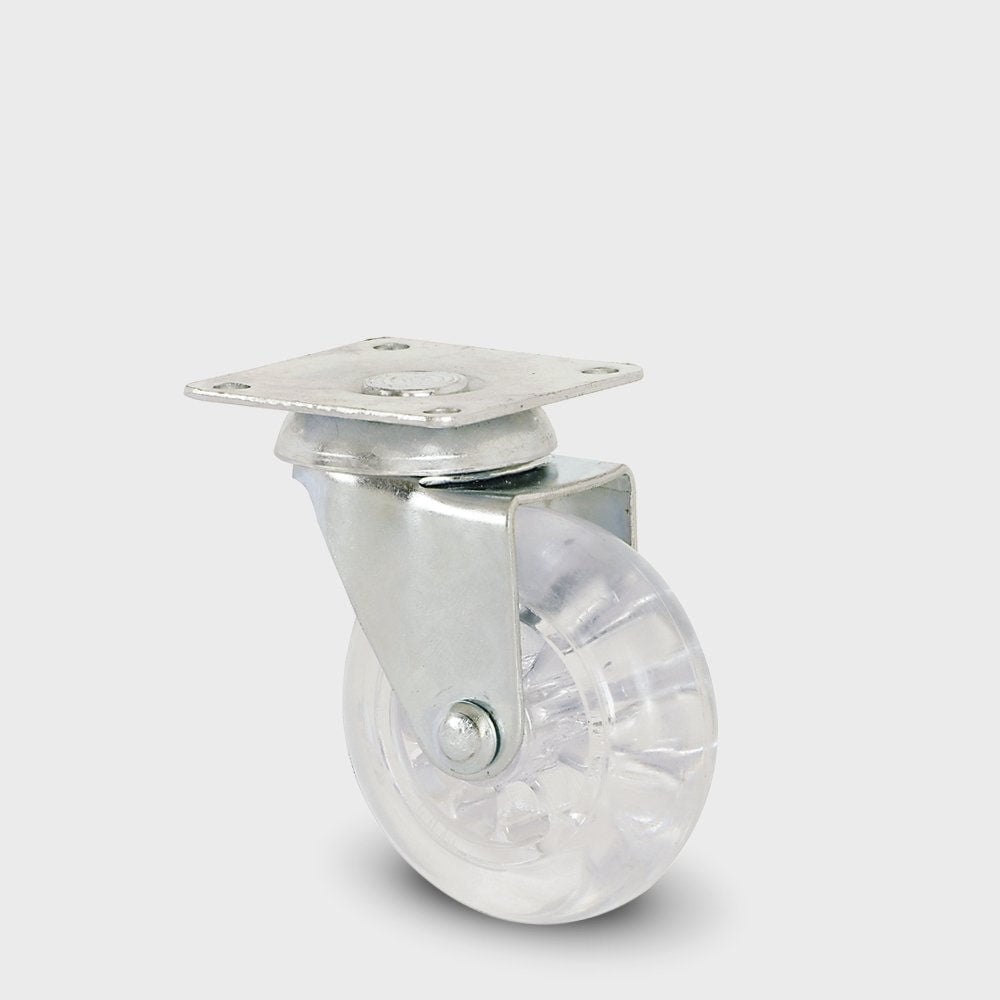 Burak Şeffaf 50 mm Tablalı Tekerlek (0512SVT)