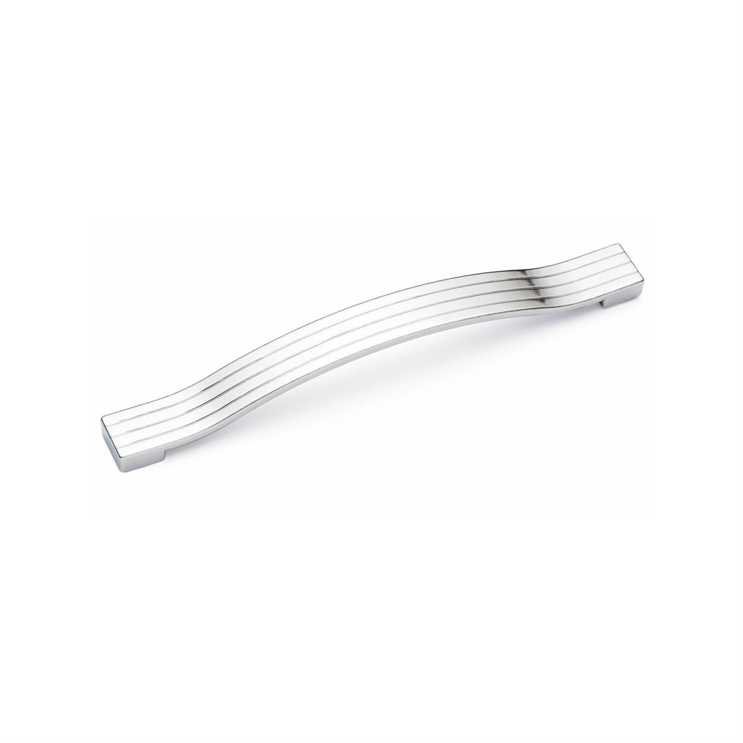 Eraks Krom 160 mm Akasya Çizgili Çekme Mobilya Kulpu (0741 050 160)