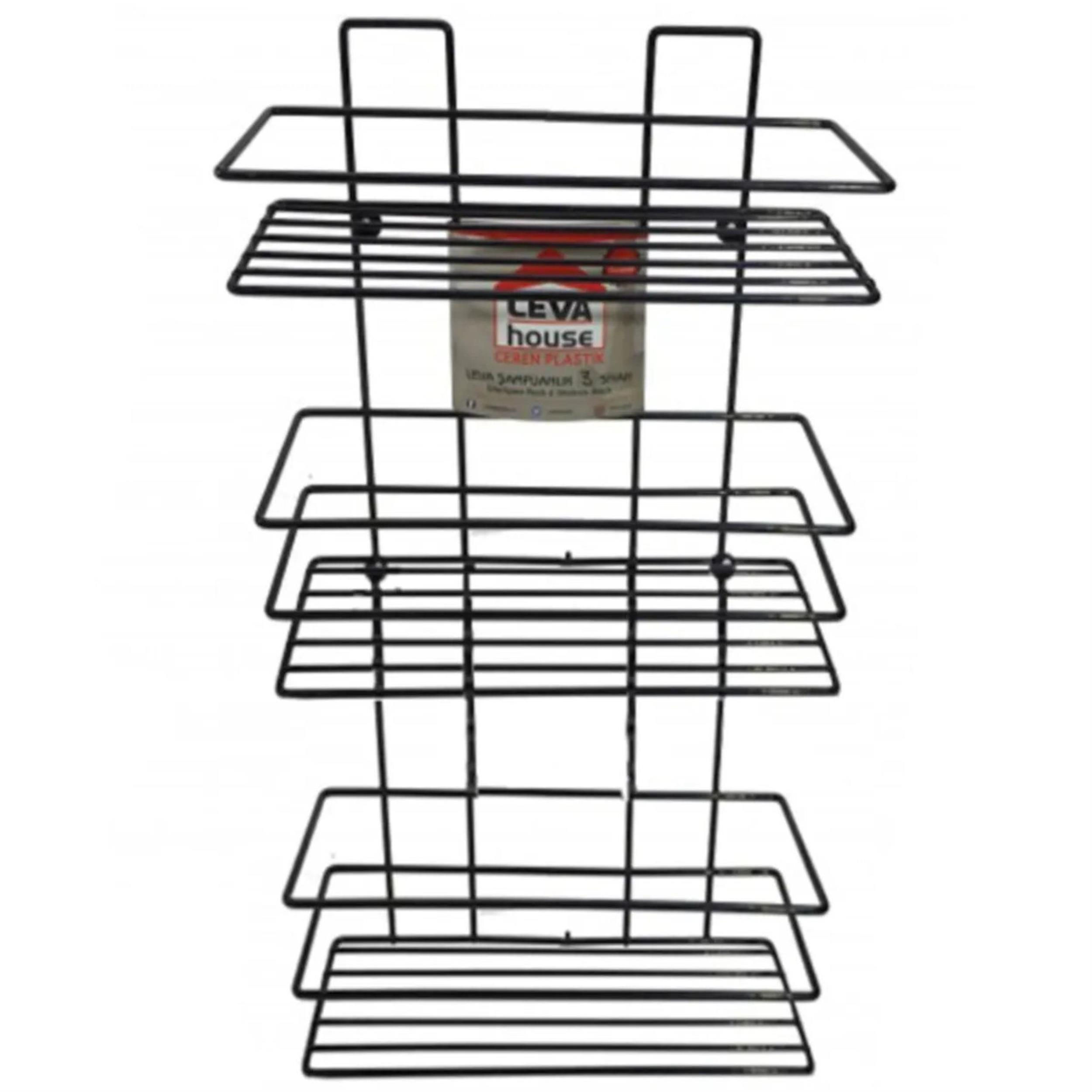 LEVA Siyah Üçlü Şampuanlık (0866-13-027-99-232312)