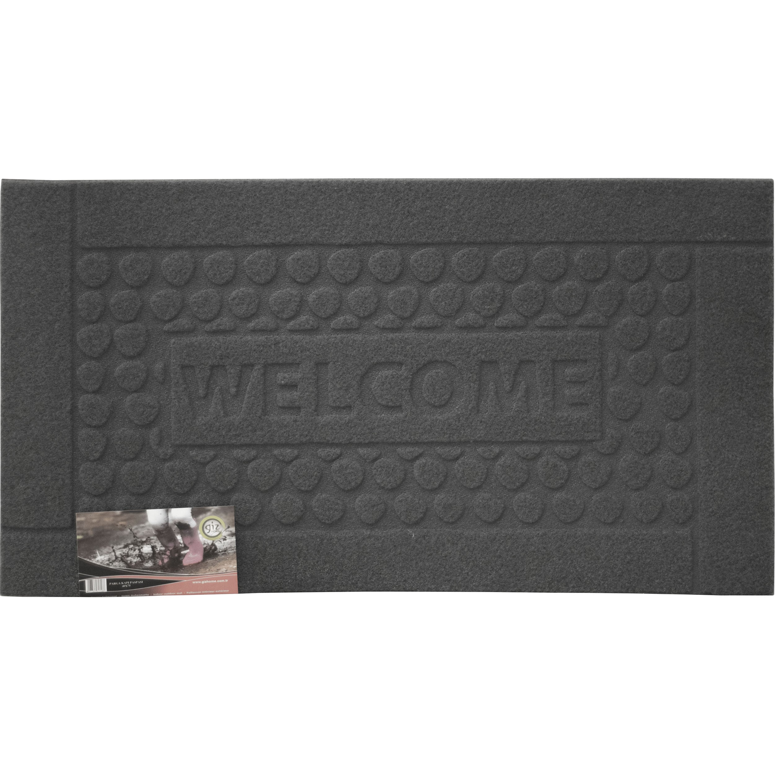 Giz Home 40x75 cm Parga Kapı Paspası (103PR00001909)