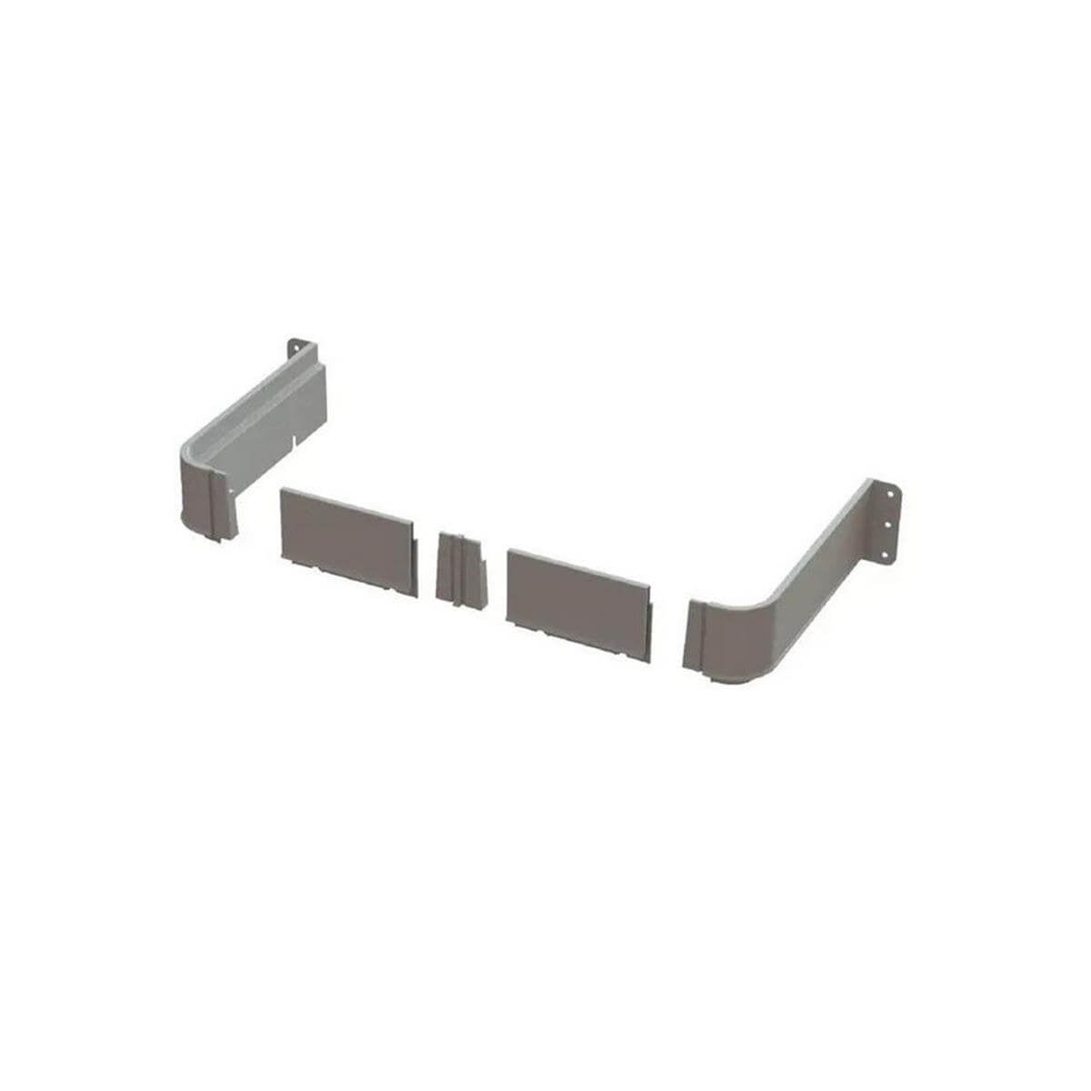 Mesan Gri 340 mm Plastik Gider Kapama (105-91-07-303)