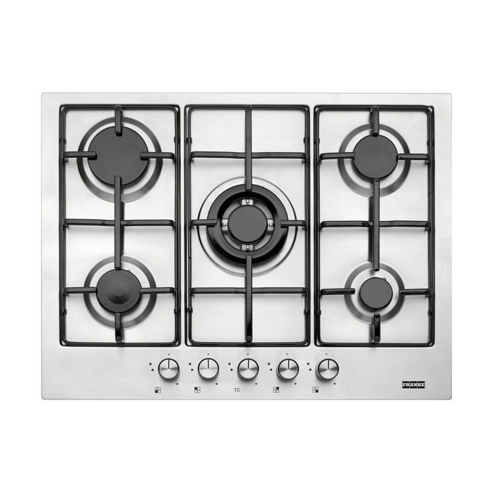 Franke İnox Smart Linear FHNL 70 cm 5 Gözlü Doğal Gazlı Ankastre Ocak (106.0489.672)