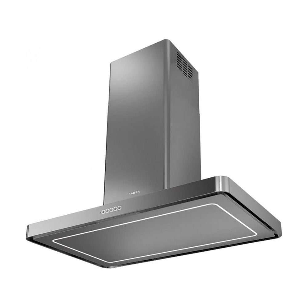 Faber İnox T-Light Isola EV8+ 100 cm Ada Tipi Davlumbaz (110.0456.264)