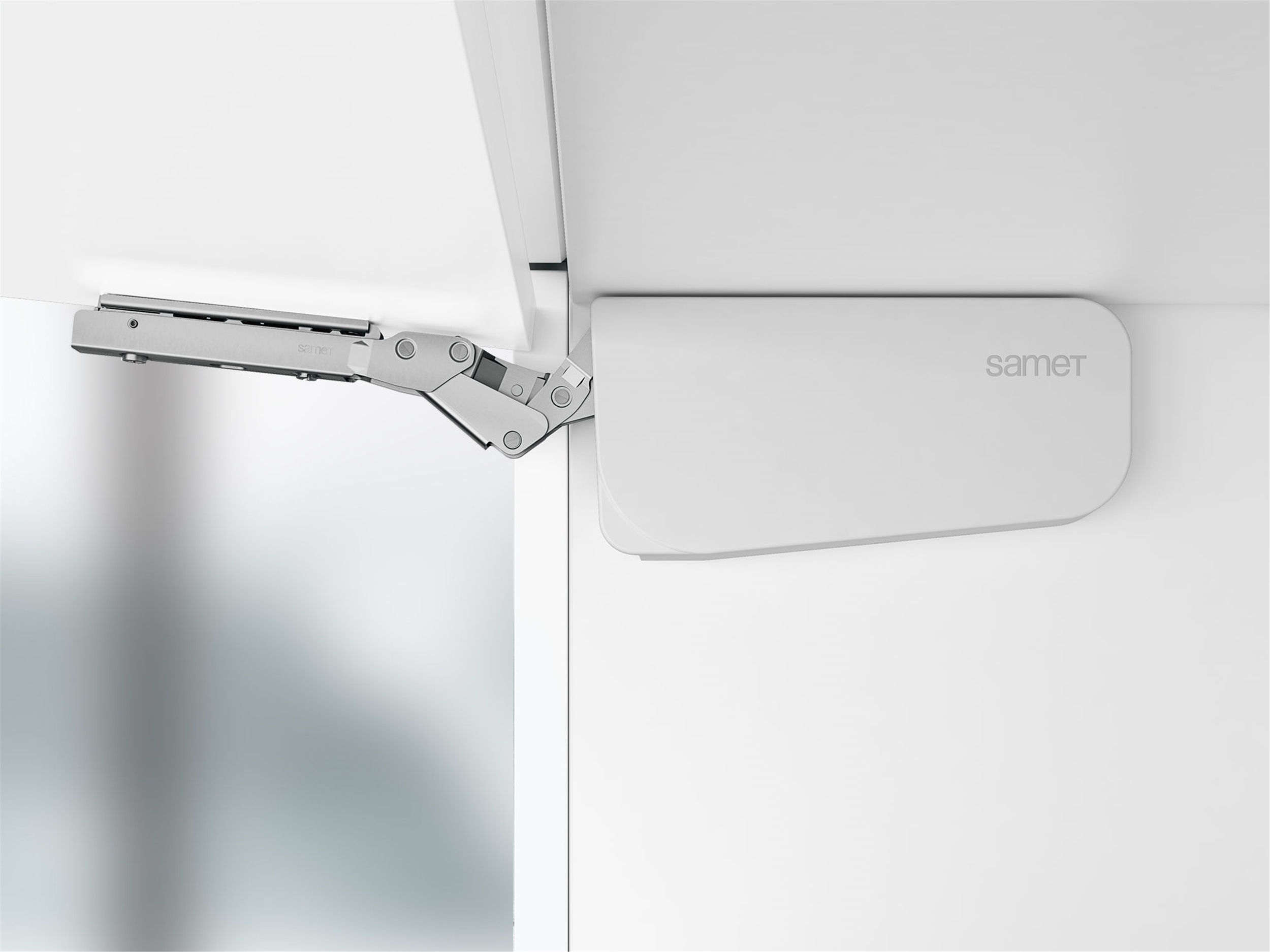 Samet Beyaz Solo Mech C1 Tek Kalkar Kapak Mekanizması (12417810001001)
