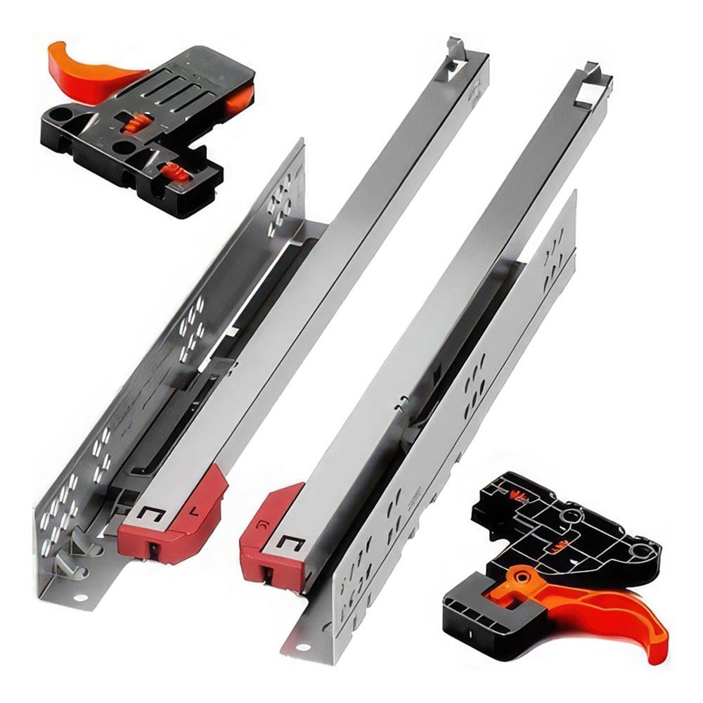 SAMET SMART SLİDE 400 mm TEK AÇILIM RAY FRENLİ