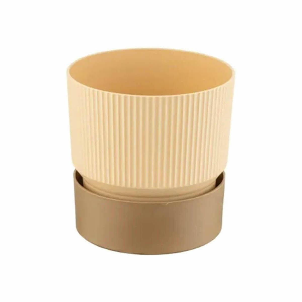 Poliwork Sarı 9 cm Ixoria Dakota Saksı (1418-01-129-11-048054)