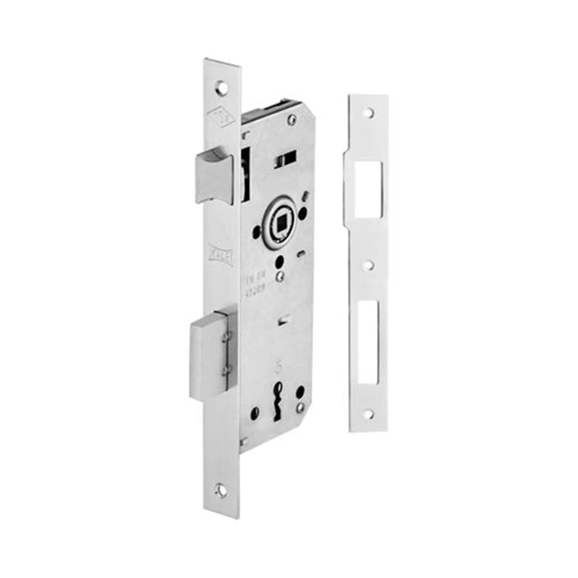 KALE Kilit Nikel 40 mm Kare Ekstra Gömme Kapı Kilidi (151R4000028)