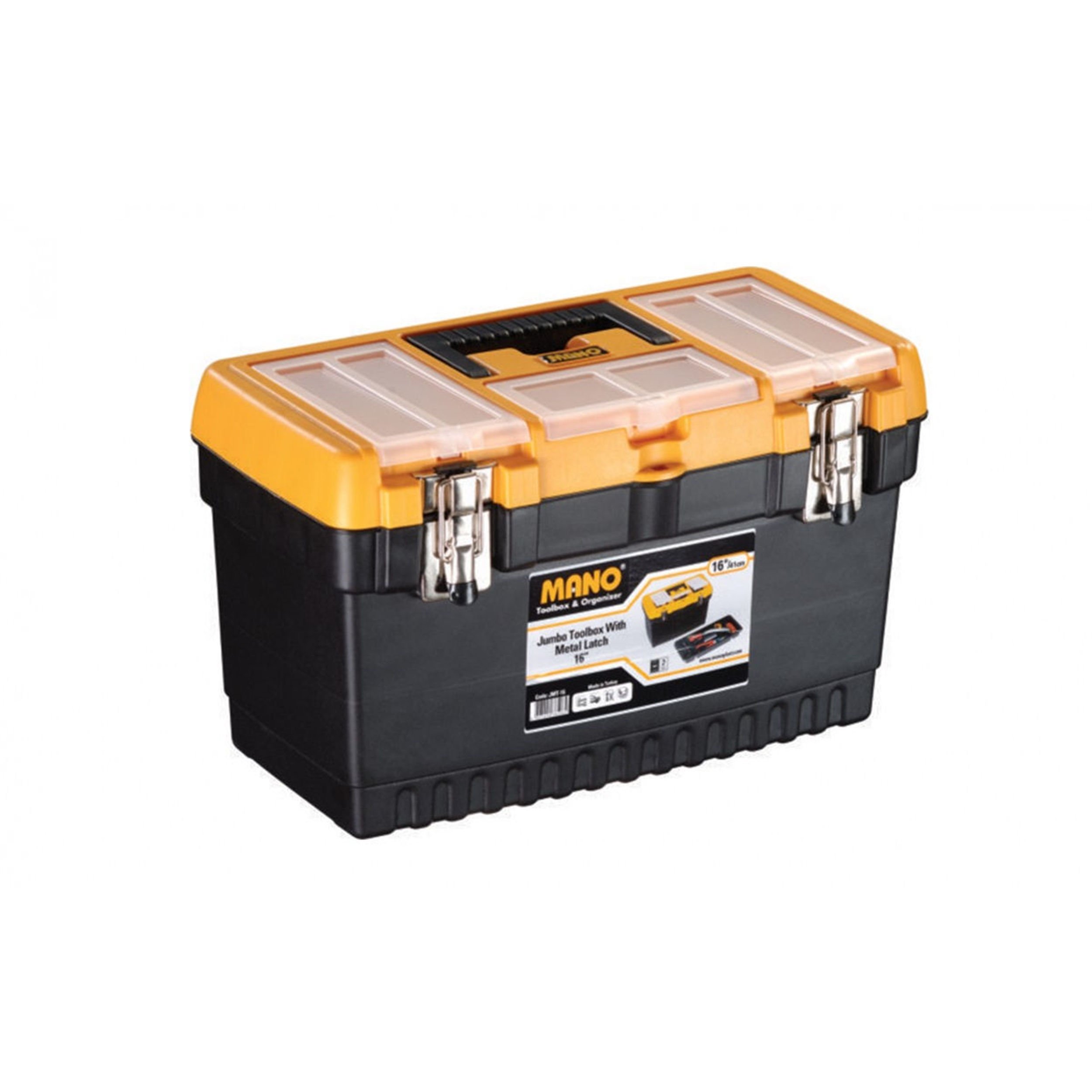 MANO 16'' Jumbo Metal Kilitli Takım Çantası (MANO.JMT-16)