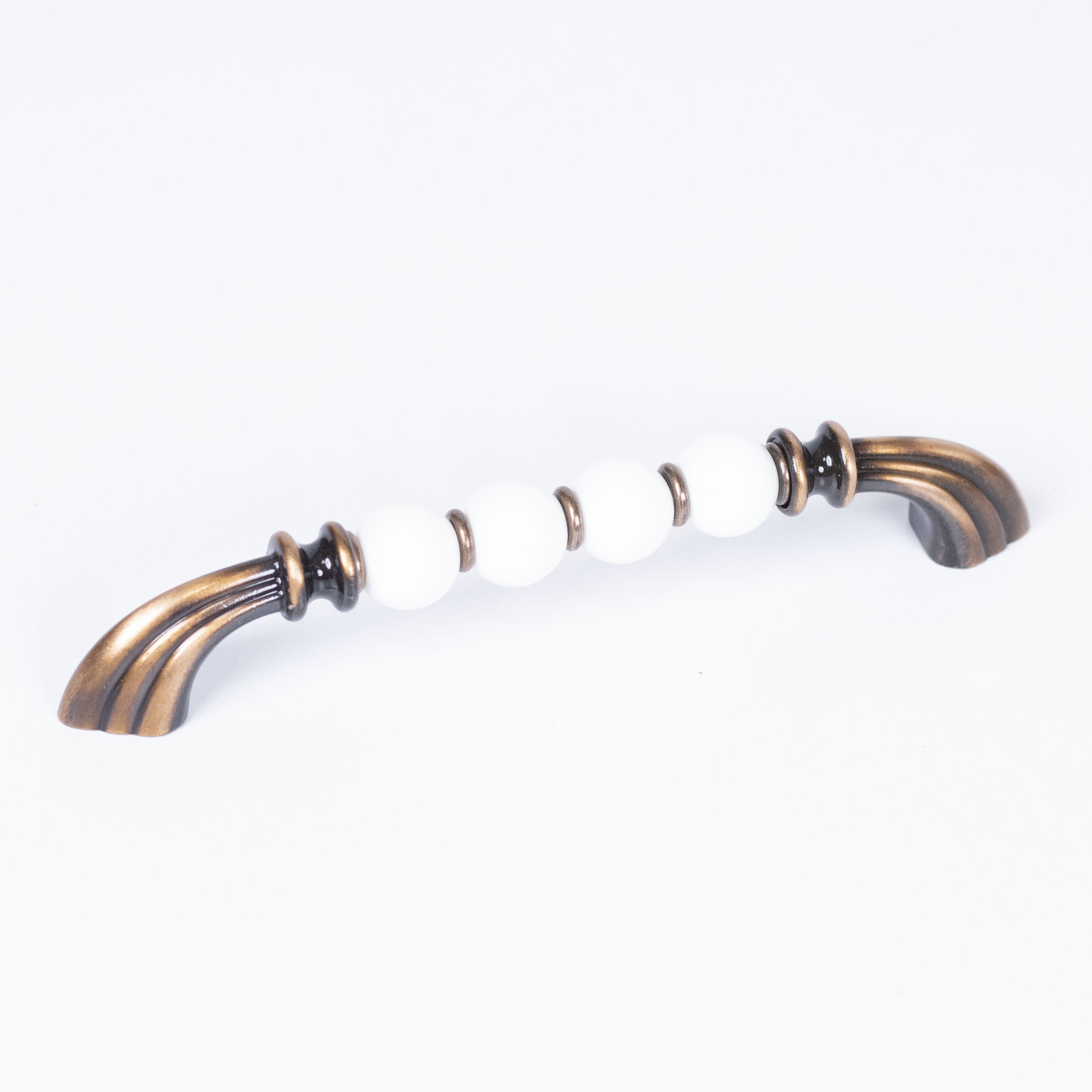 Tomurcuk Fırça Bakır Desensiz 160 mm 1885 Serisi Porselen Çekme Mobilya Kulbu (1885-21-160-000)