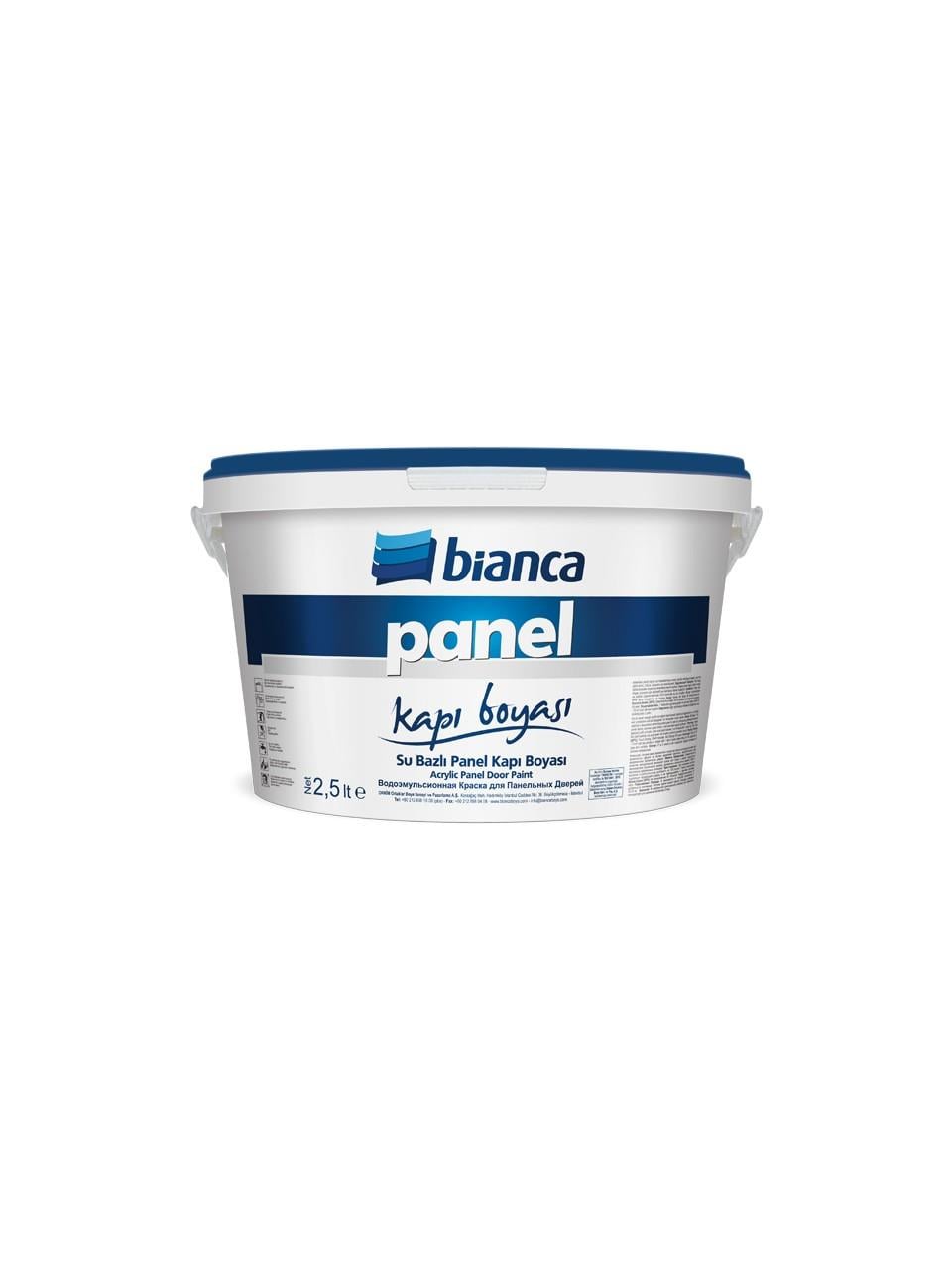 BİANCA Solvent Bazlı Panel Kapı Boyası Beyaz 2,50 LT